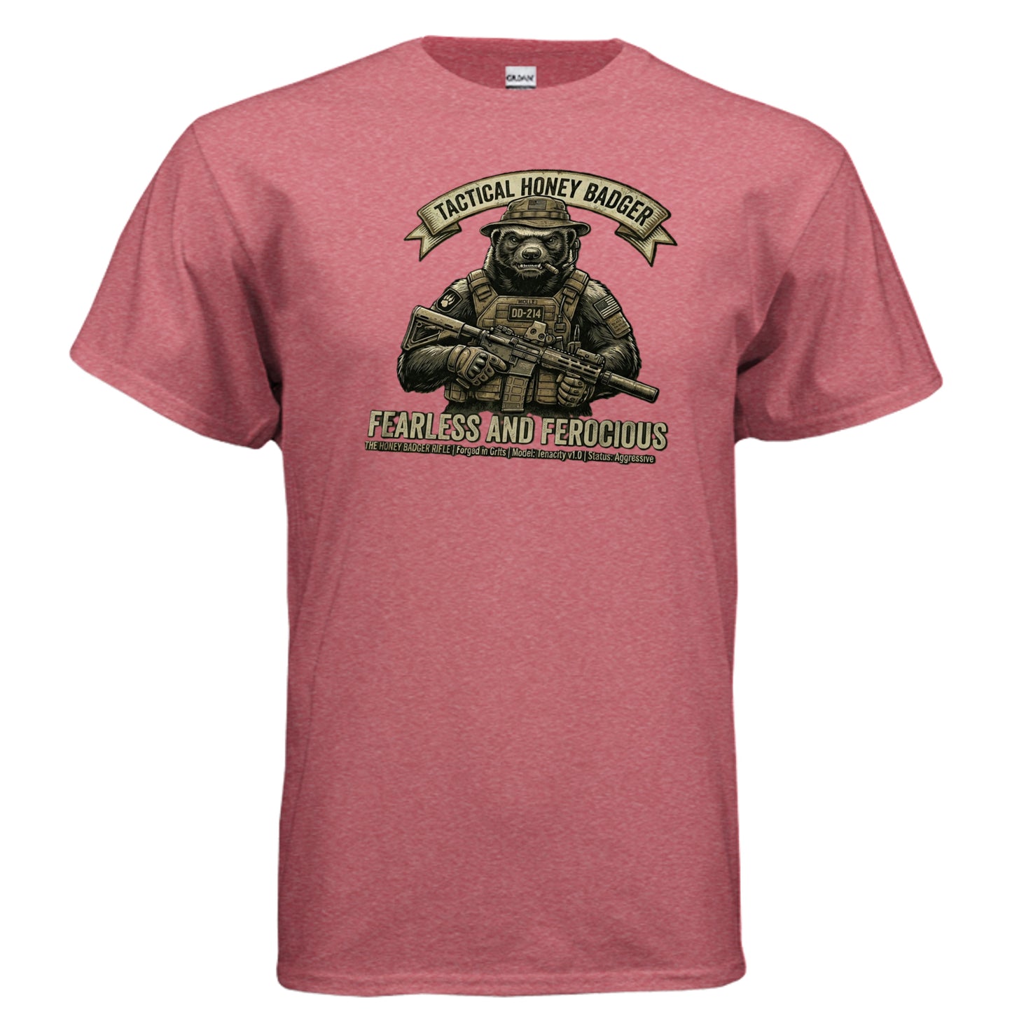 Tactical Honey Badger Tee – Fearless, Ferocious & Bad Decisions Approved {{ product_type }Anvil and Anthem }