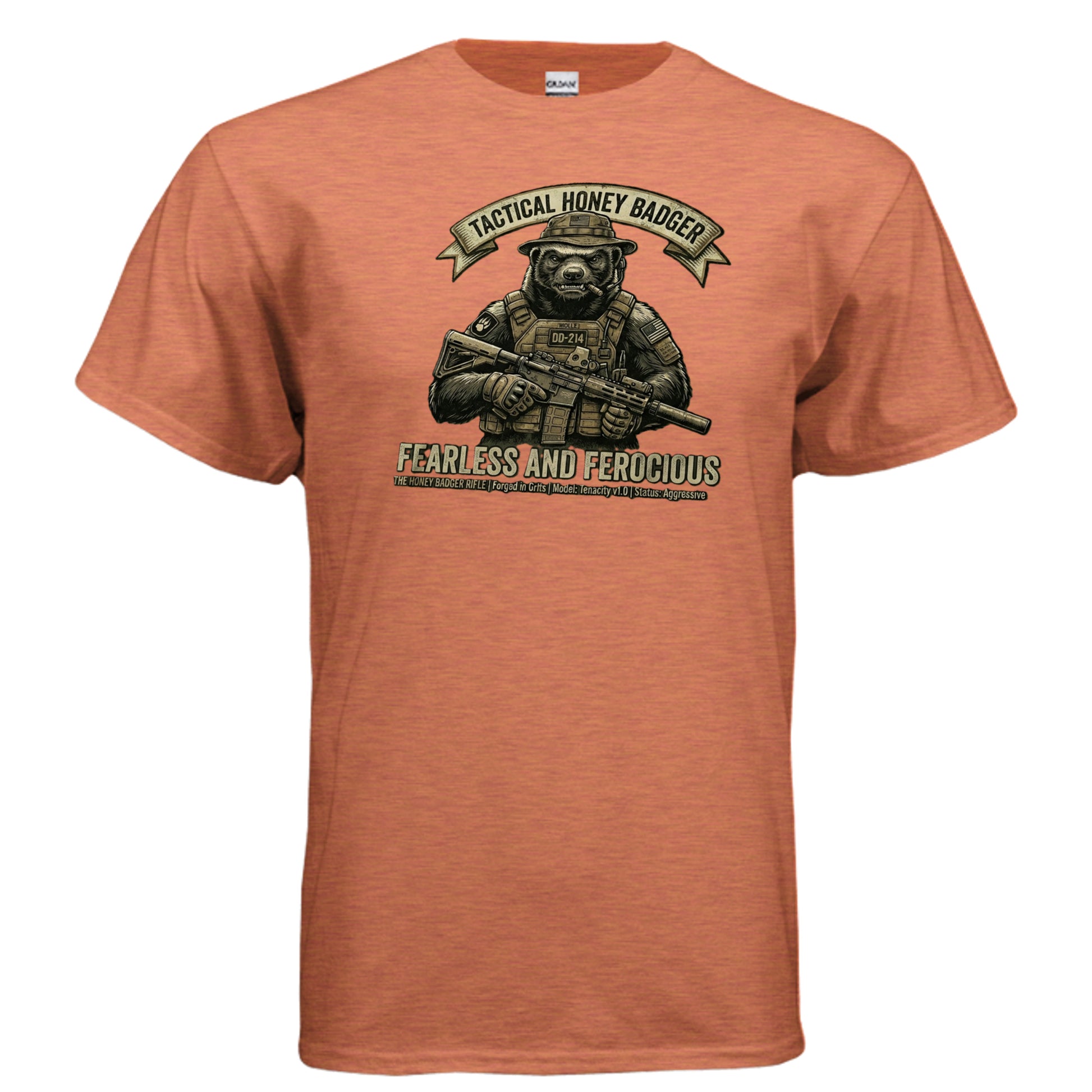 Tactical Honey Badger Tee – Fearless, Ferocious & Bad Decisions Approved {{ product_type }Anvil and Anthem }