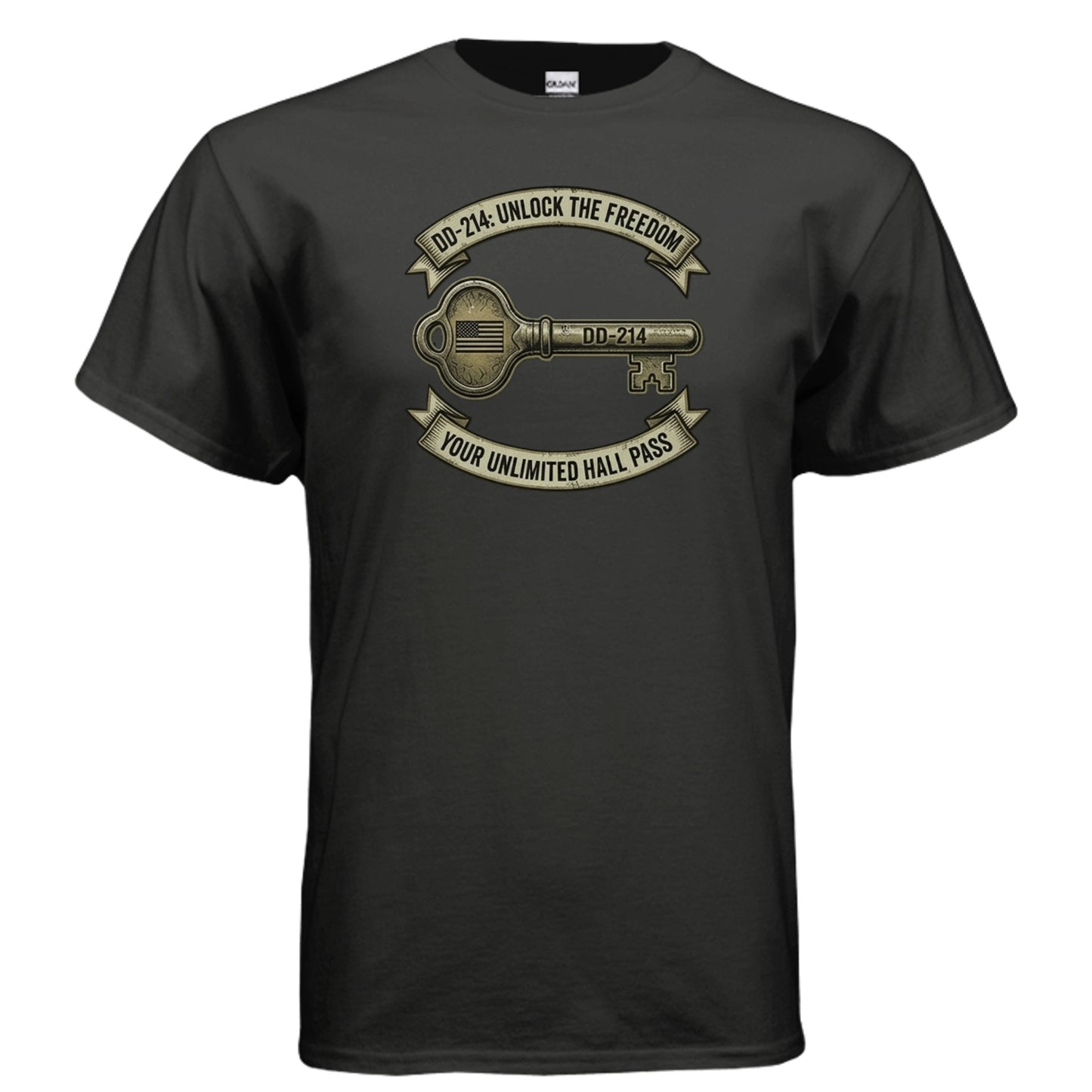DD214 “Freedom Unlock” Tee – The Original Exit Pass for Legends {{ product_type }Anvil and Anthem }