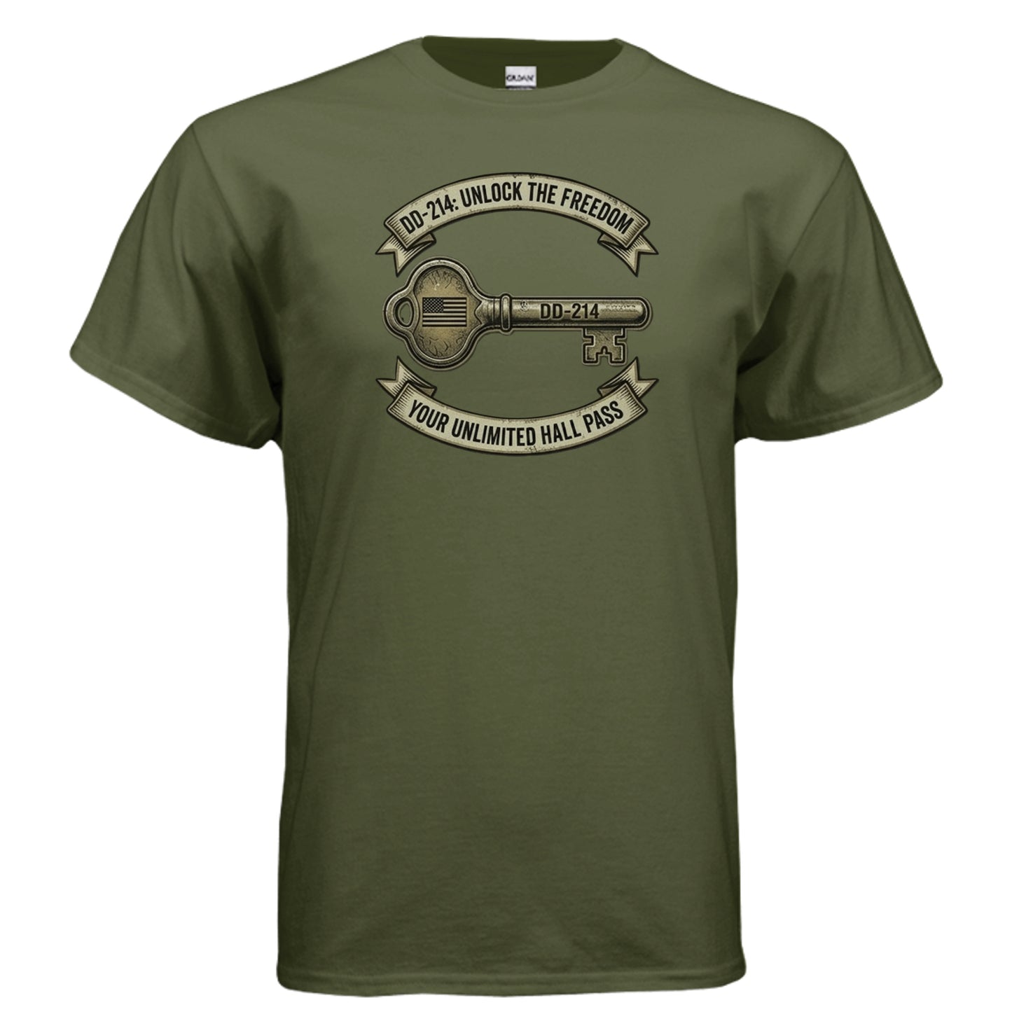 DD214 “Freedom Unlock” Tee – The Original Exit Pass for Legends {{ product_type }Anvil and Anthem }
