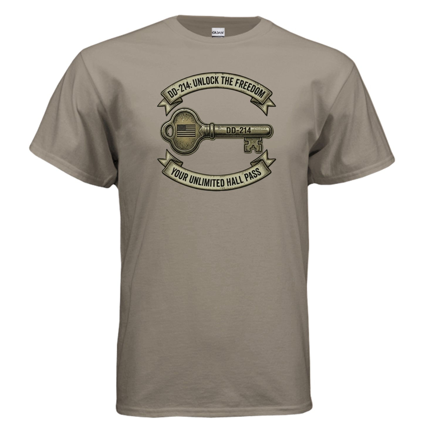 DD214 “Freedom Unlock” Tee – The Original Exit Pass for Legends {{ product_type }Anvil and Anthem }