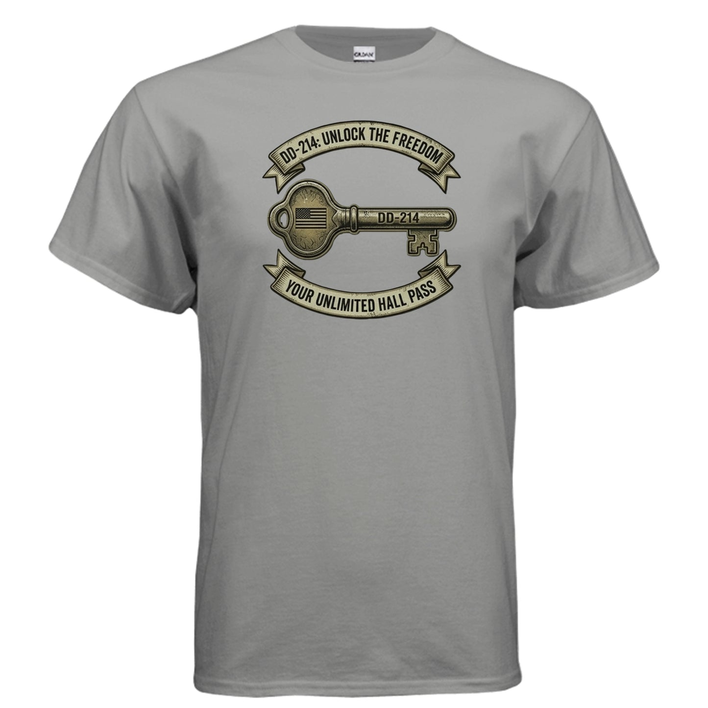 DD214 “Freedom Unlock” Tee – The Original Exit Pass for Legends {{ product_type }Anvil and Anthem }