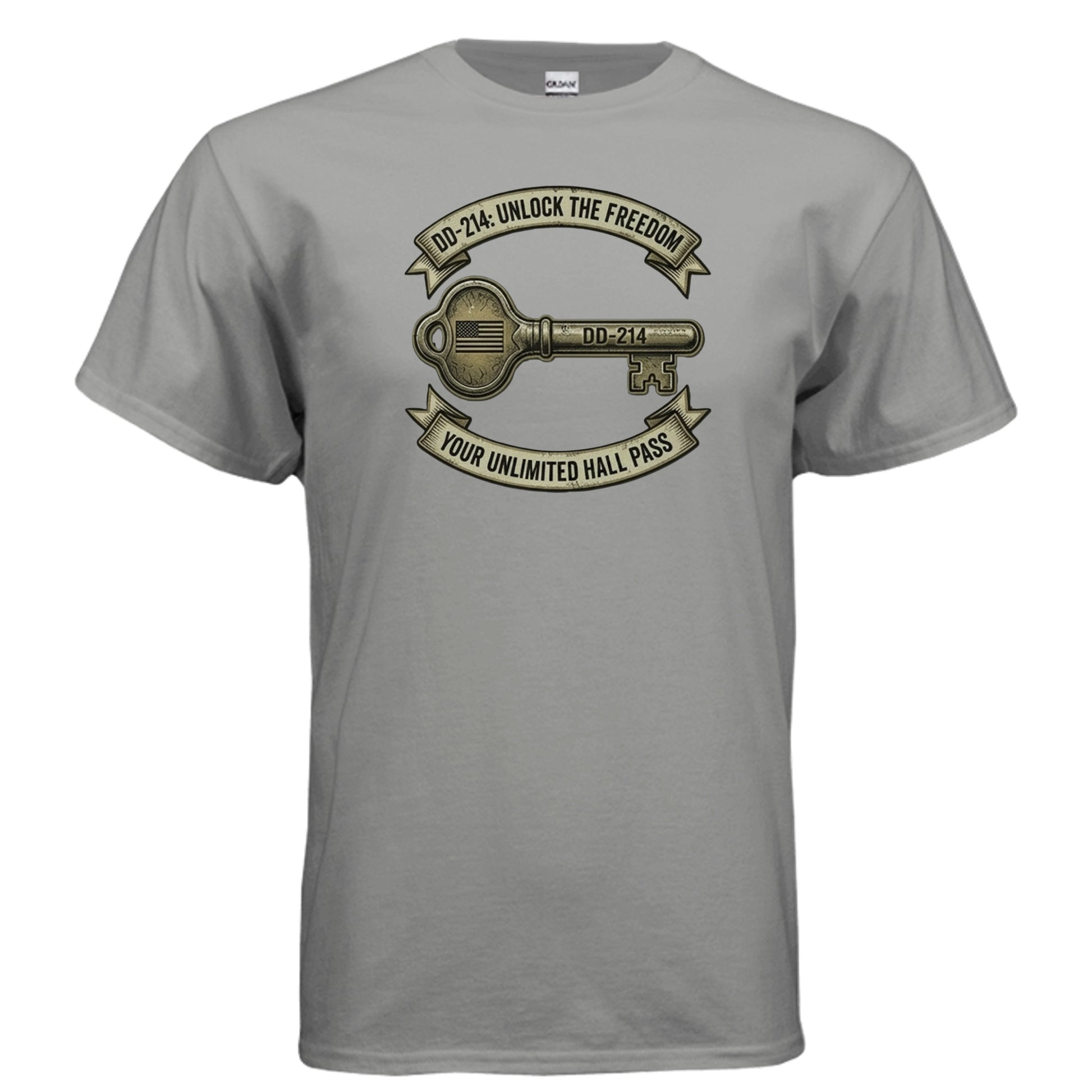 DD214 “Freedom Unlock” Tee – The Original Exit Pass for Legends {{ product_type }Anvil and Anthem }