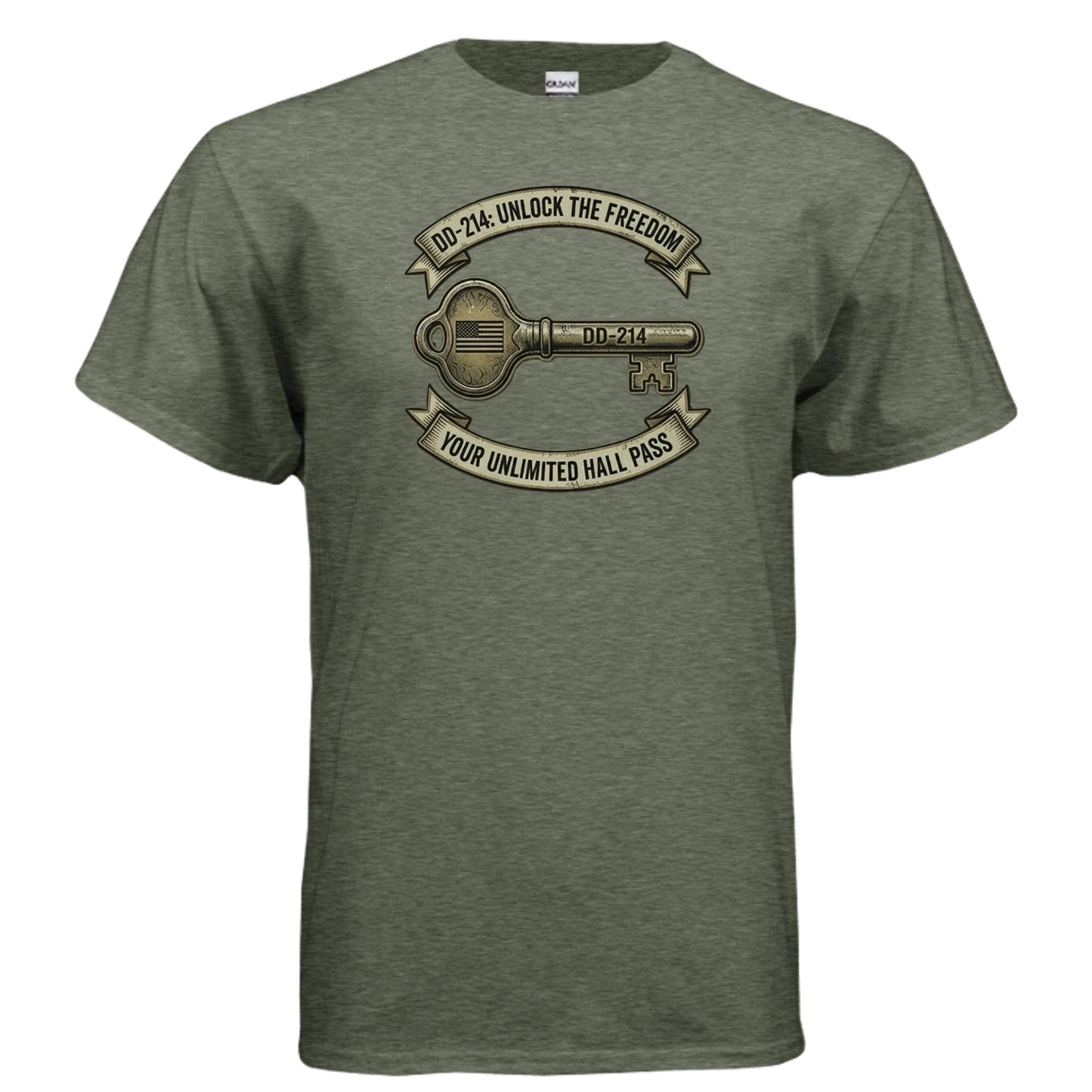 DD214 “Freedom Unlock” Tee – The Original Exit Pass for Legends {{ product_type }Anvil and Anthem }