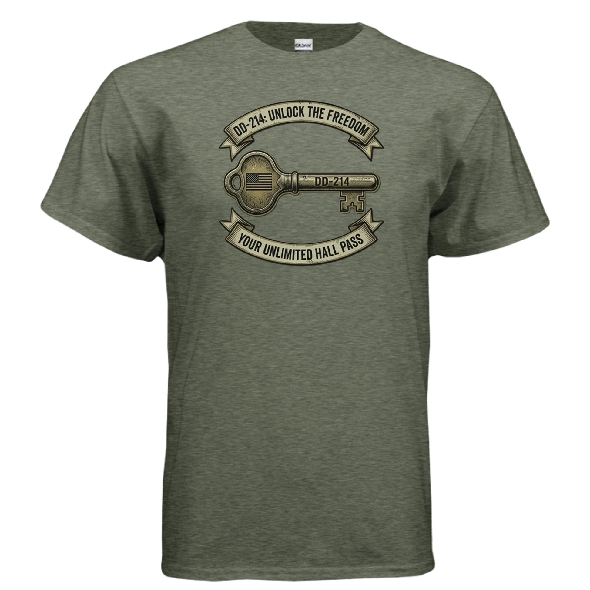 DD214 “Freedom Unlock” Tee – The Original Exit Pass for Legends {{ product_type }Anvil and Anthem }