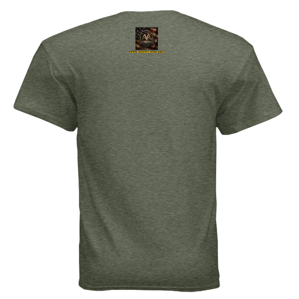 “Bravery in Action” First Responders Tee – When Seconds Count, Legends Show Up Anvil and Anthem }