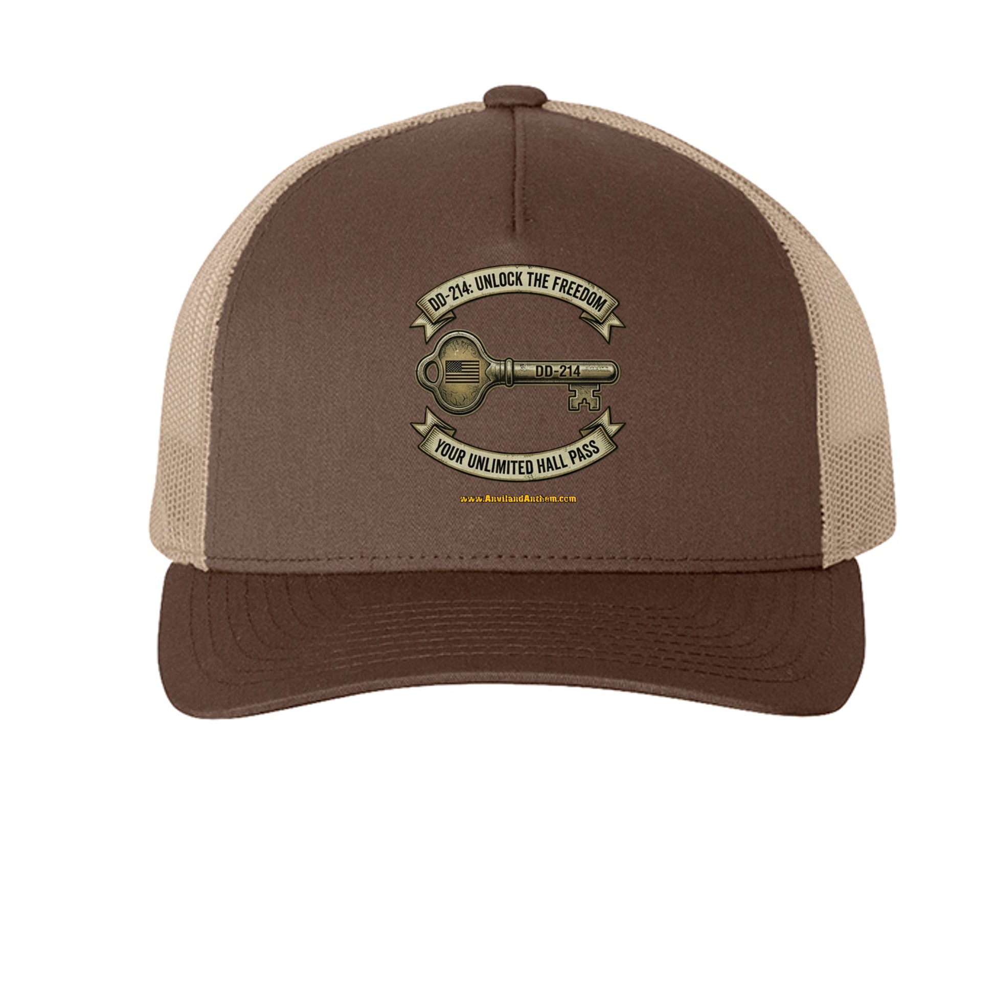 DD214 “Freedom Key” Trucker Hat – Unlimited Hall Pass Edition {{ product_type }Anvil and Anthem }