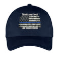 “Thank Your Local Law Enforcement” Thin Blue Line Hat – Law Enforcement Support Cap Anvil and Anthem }