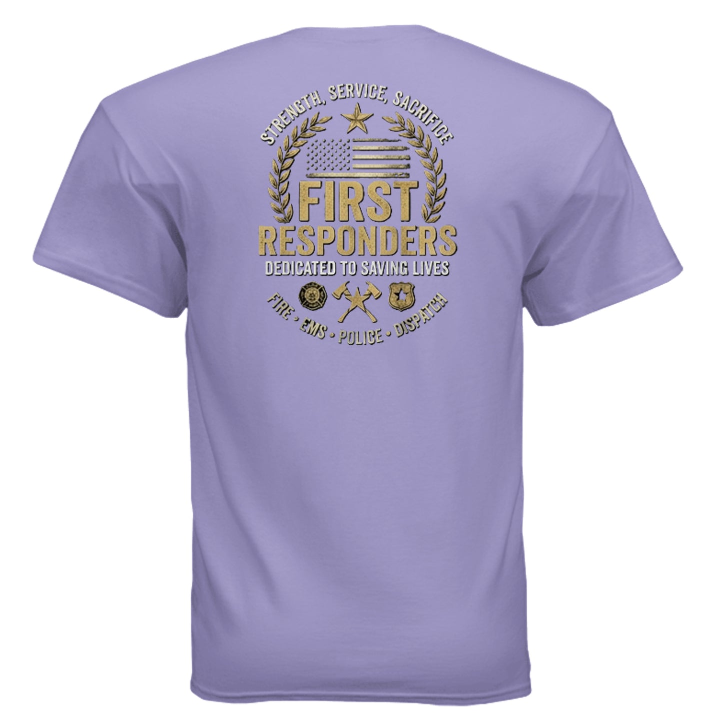 “Strength • Service • Sacrifice” First Responders Tee – All Heroes Edition {{ product_type }Anvil and Anthem }