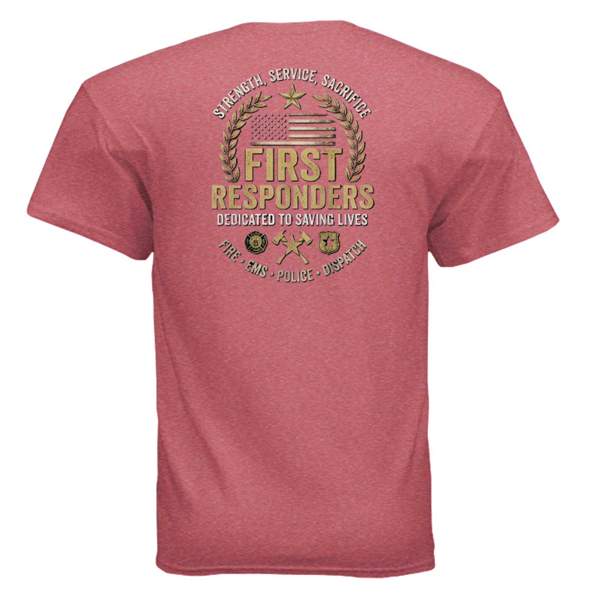 “Strength • Service • Sacrifice” First Responders Tee – All Heroes Edition {{ product_type }Anvil and Anthem }