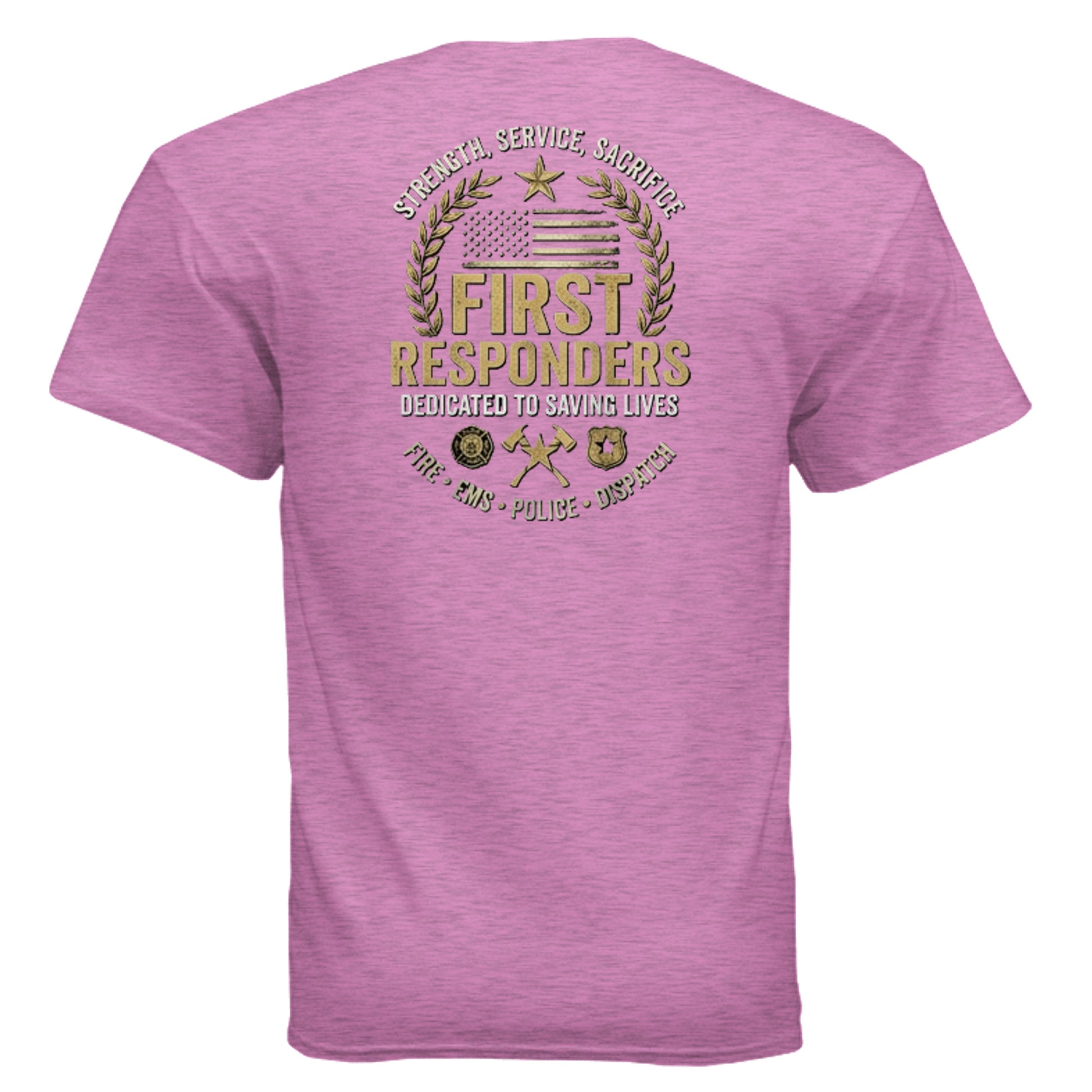 “Strength • Service • Sacrifice” First Responders Tee – All Heroes Edition {{ product_type }Anvil and Anthem }