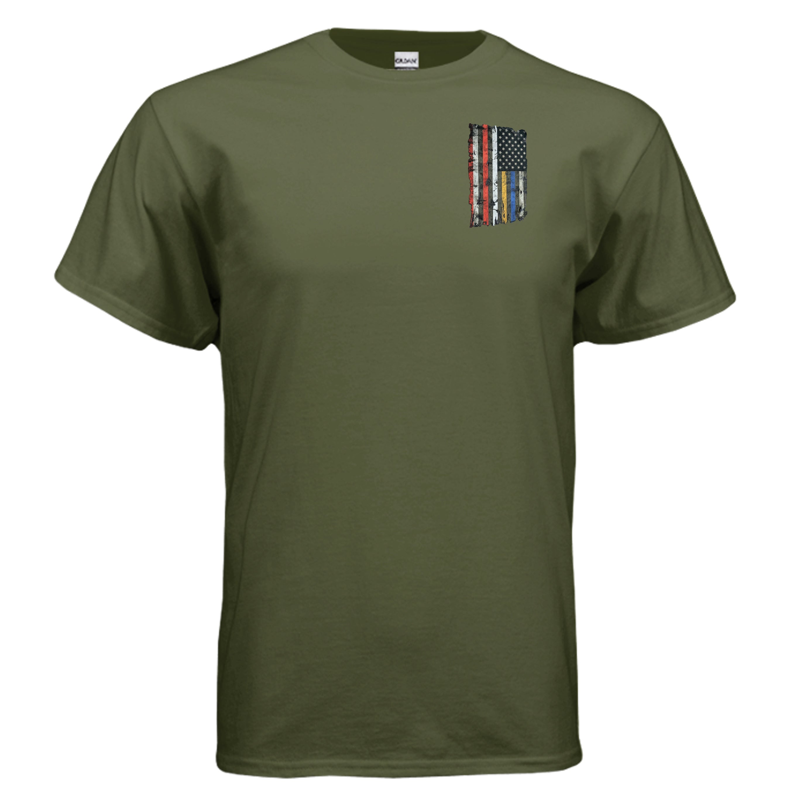 “Strength • Service • Sacrifice” First Responders Tee – All Heroes Edition Anvil and Anthem }