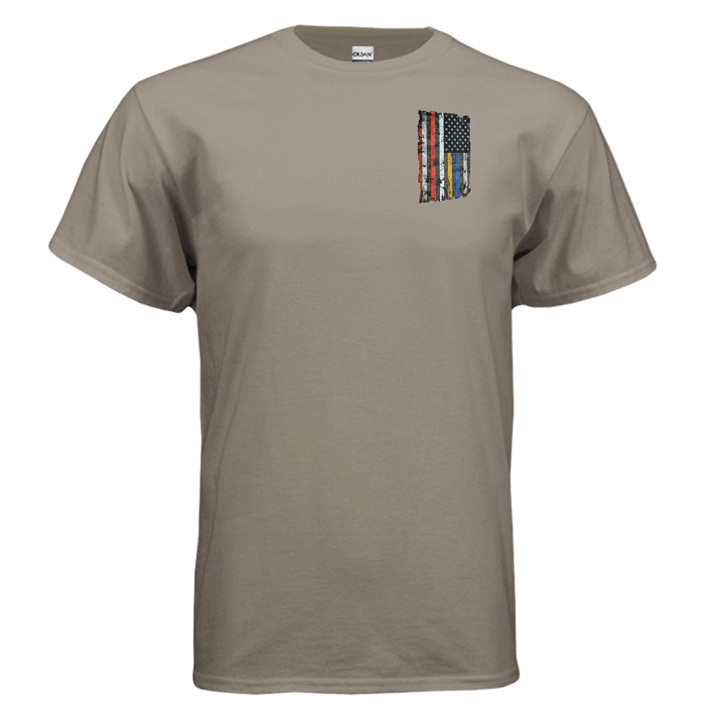 “Strength • Service • Sacrifice” First Responders Tee – All Heroes Edition Anvil and Anthem }