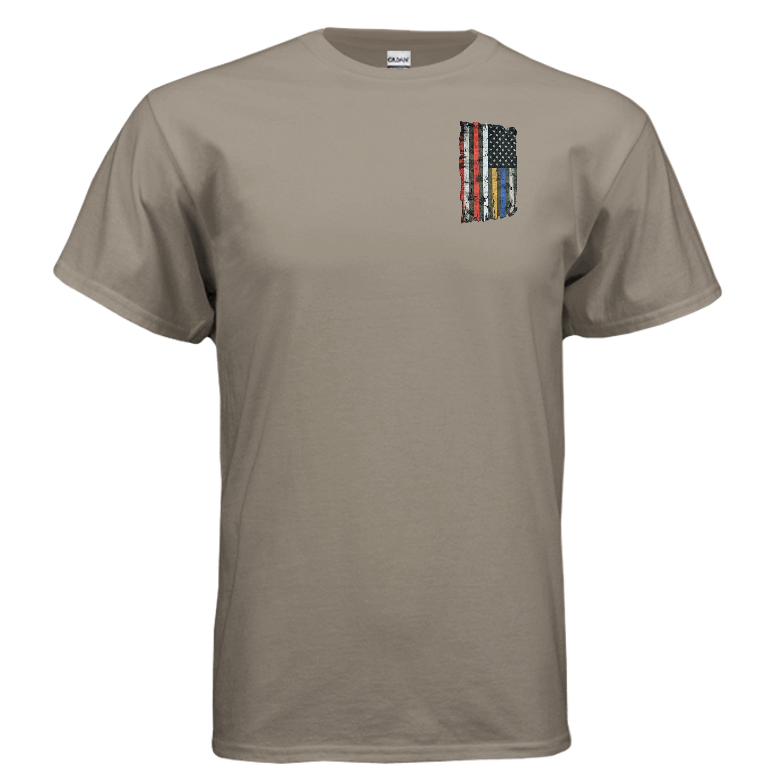 “Strength • Service • Sacrifice” First Responders Tee – All Heroes Edition Anvil and Anthem }