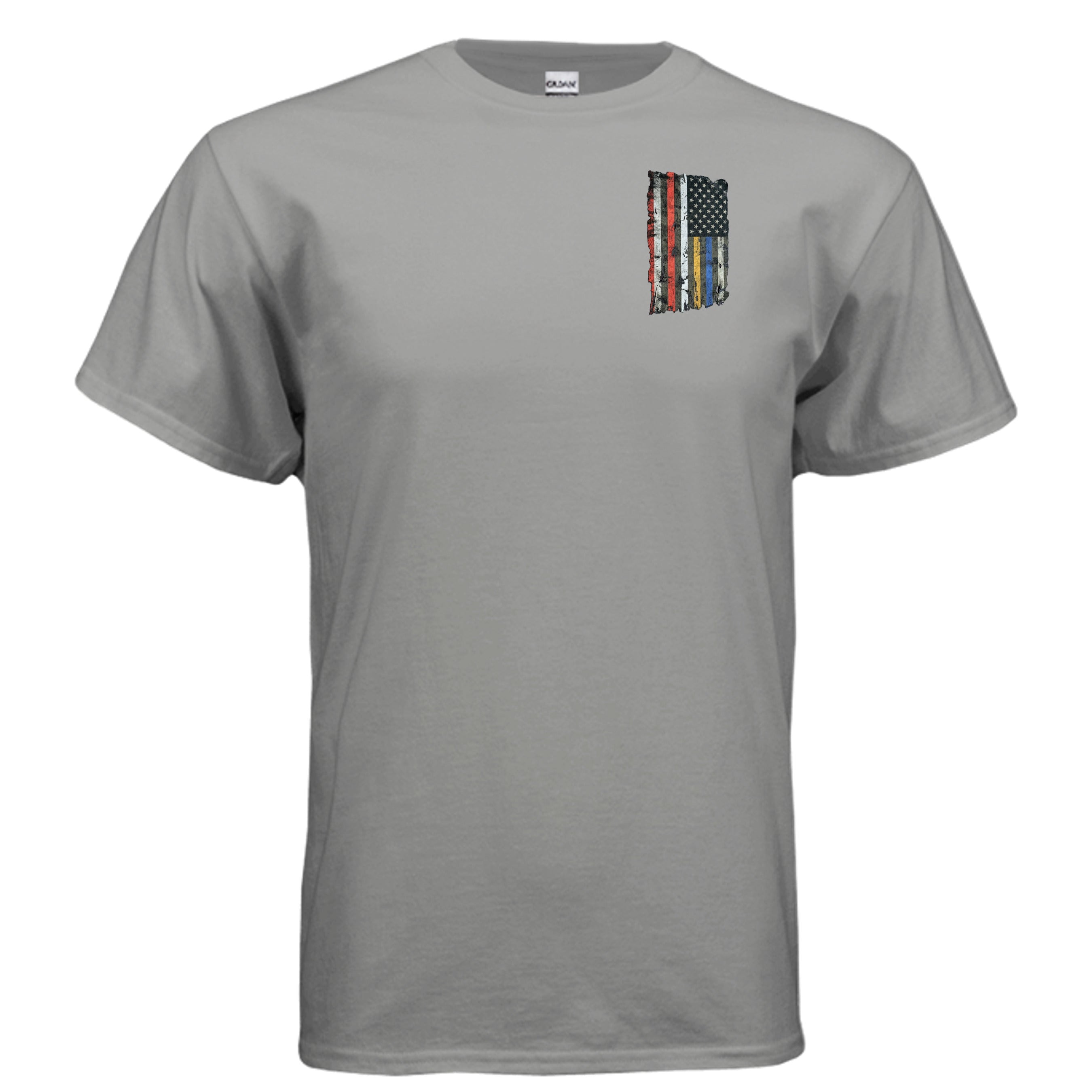 “Strength • Service • Sacrifice” First Responders Tee – All Heroes Edition Anvil and Anthem }