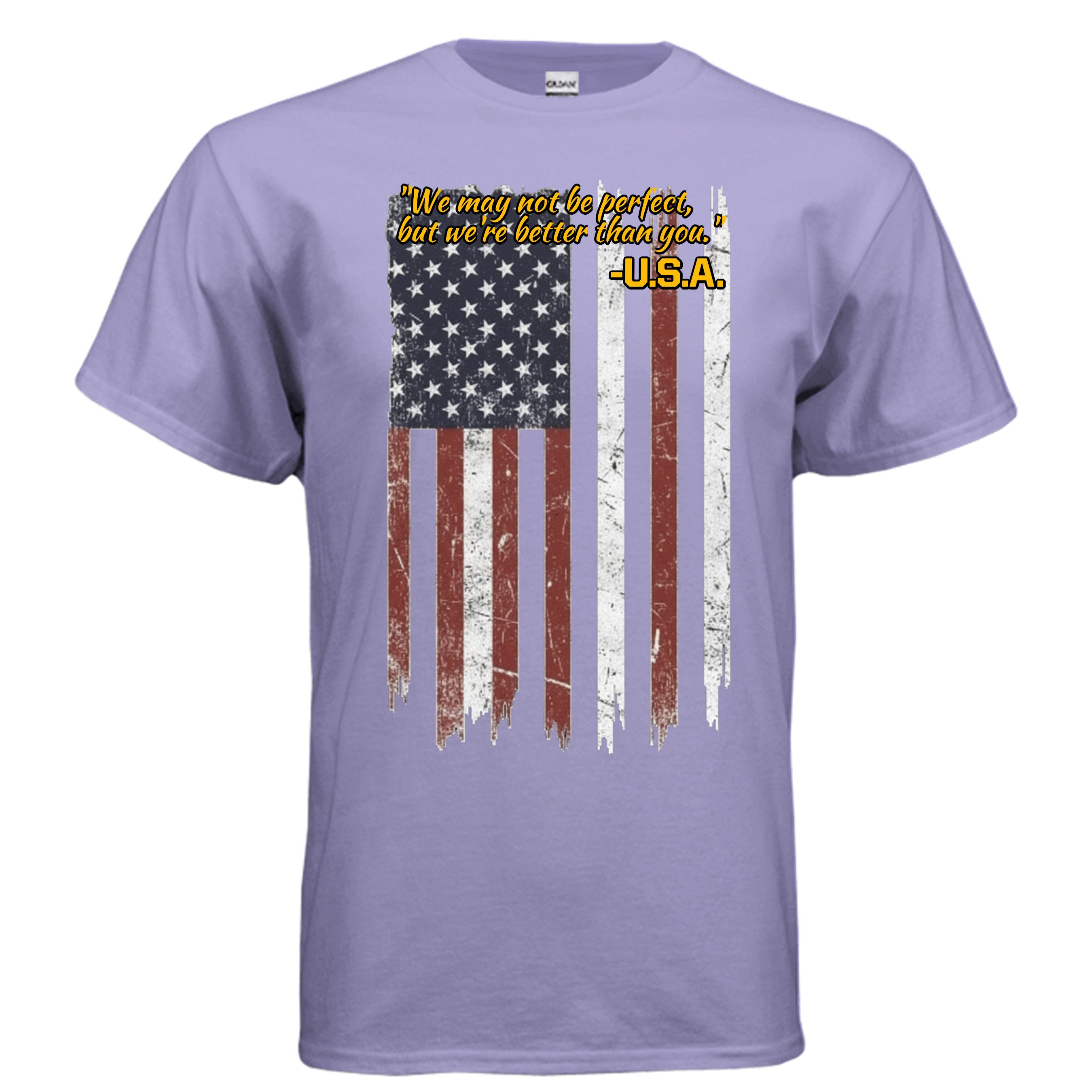 “Not Perfect, Still Winning” USA Tee – American Swagger Edition Anvil and Anthem }