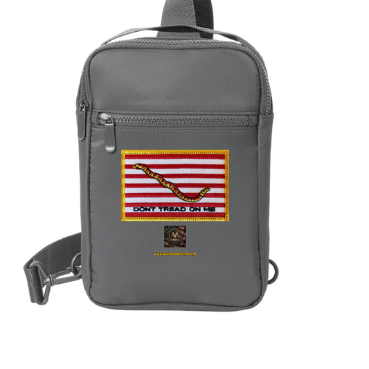 “Don’t Tread on Me” Sling Bag – Freedom Carry Edition Storm Grey ONE SIZE {{ product_type }Anvil and Anthem }