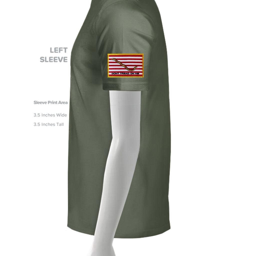 Sgt. H. Badger” Tactical Tee – Recoil Management Specialist Anvil and Anthem }