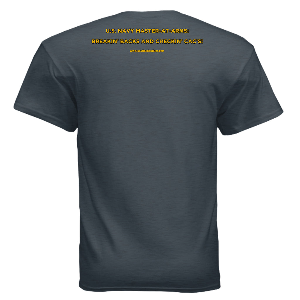 US Navy MAA “Master at Arms” Tee – Security & Discipline Edition Anvil and Anthem }