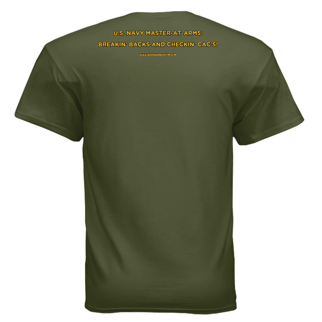 US Navy MAA “Master at Arms” Tee – Security & Discipline Edition Anvil and Anthem }