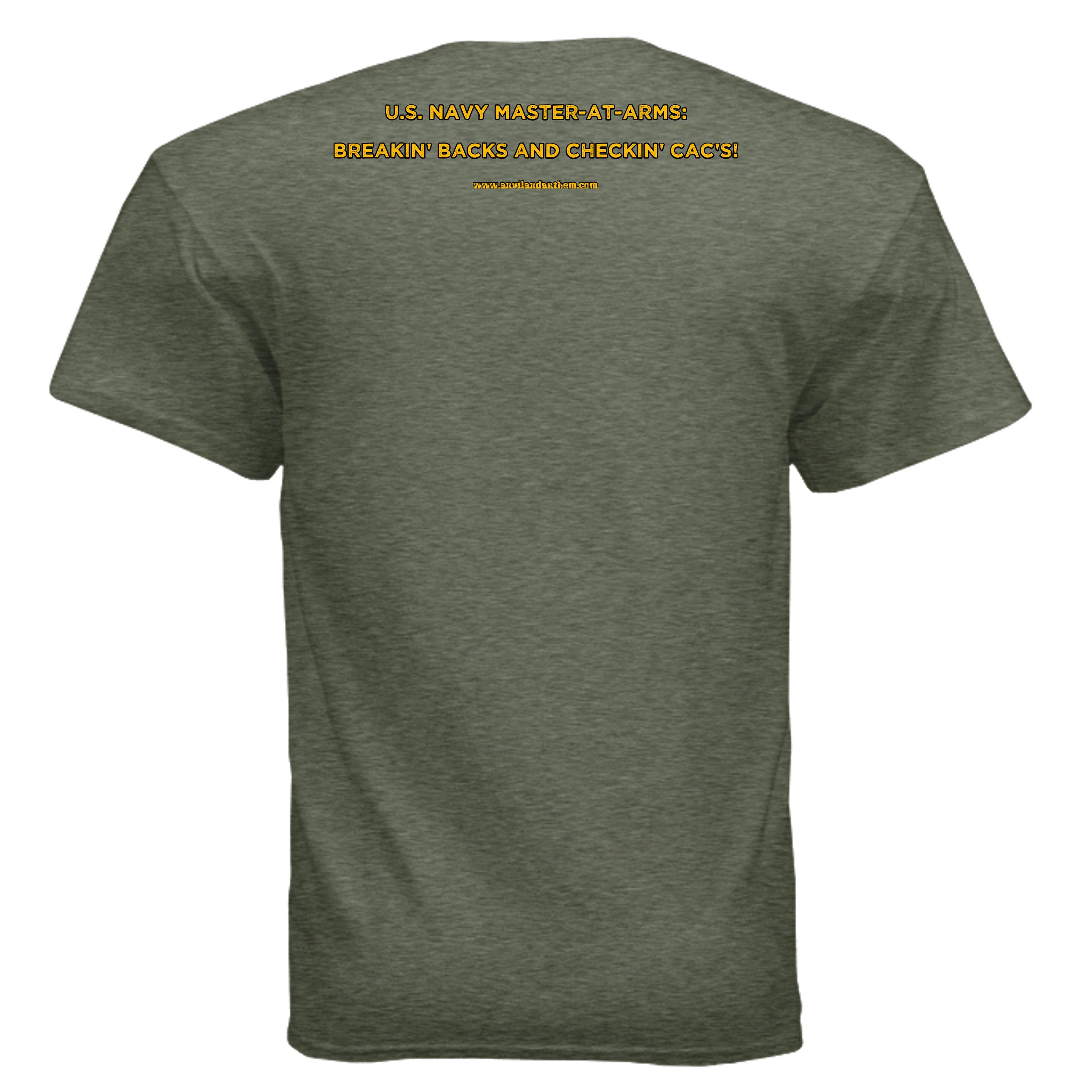 US Navy MAA “Master at Arms” Tee – Security & Discipline Edition Anvil and Anthem }