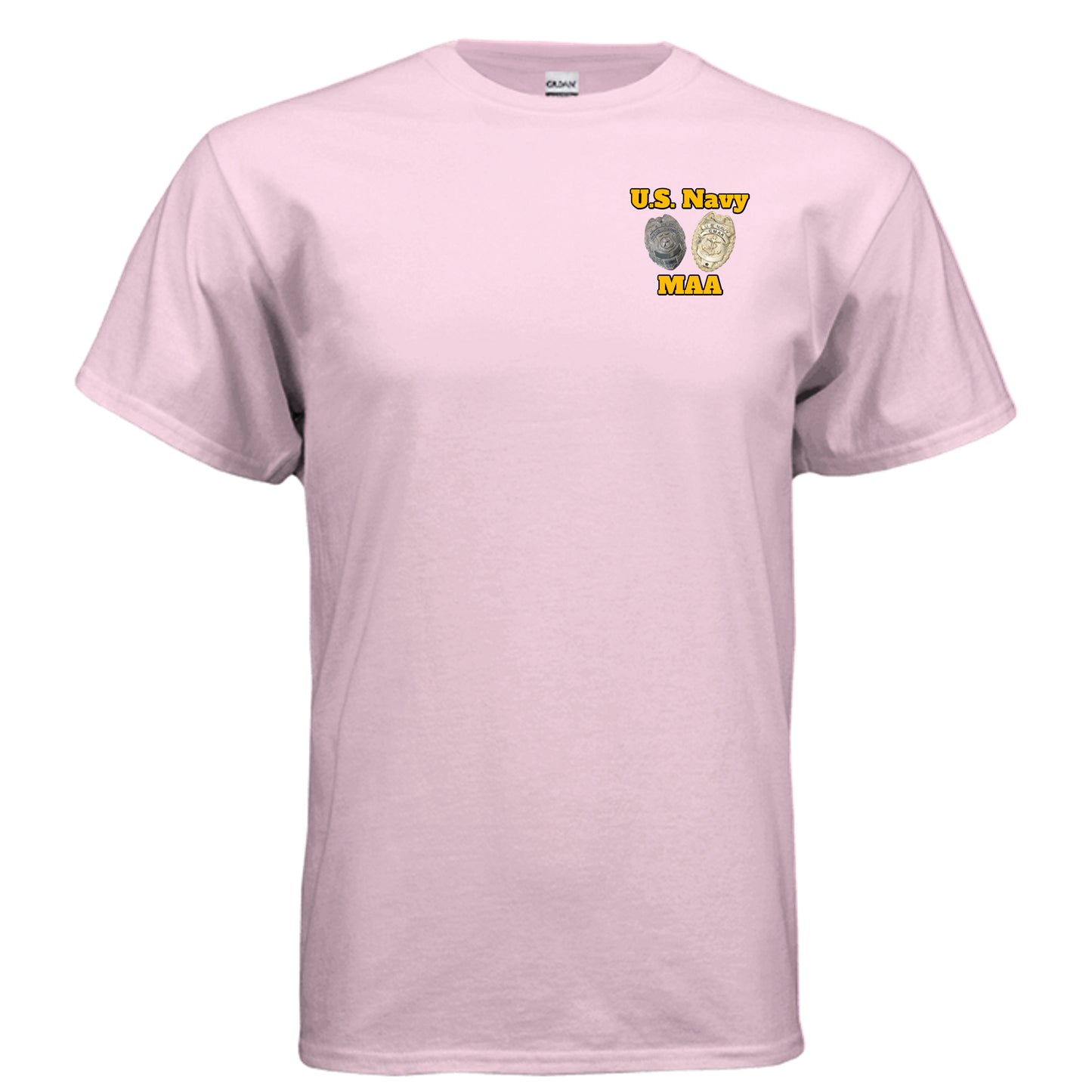 US Navy MAA “Master at Arms” Tee – Security & Discipline Edition LIGHT PINK {{ product_type }Anvil and Anthem }