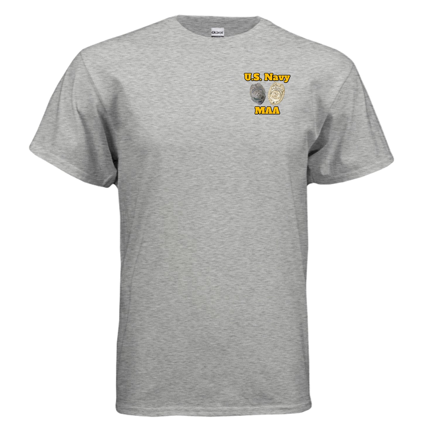 US Navy MAA “Master at Arms” Tee – Security & Discipline Edition SPORT GREY {{ product_type }Anvil and Anthem }