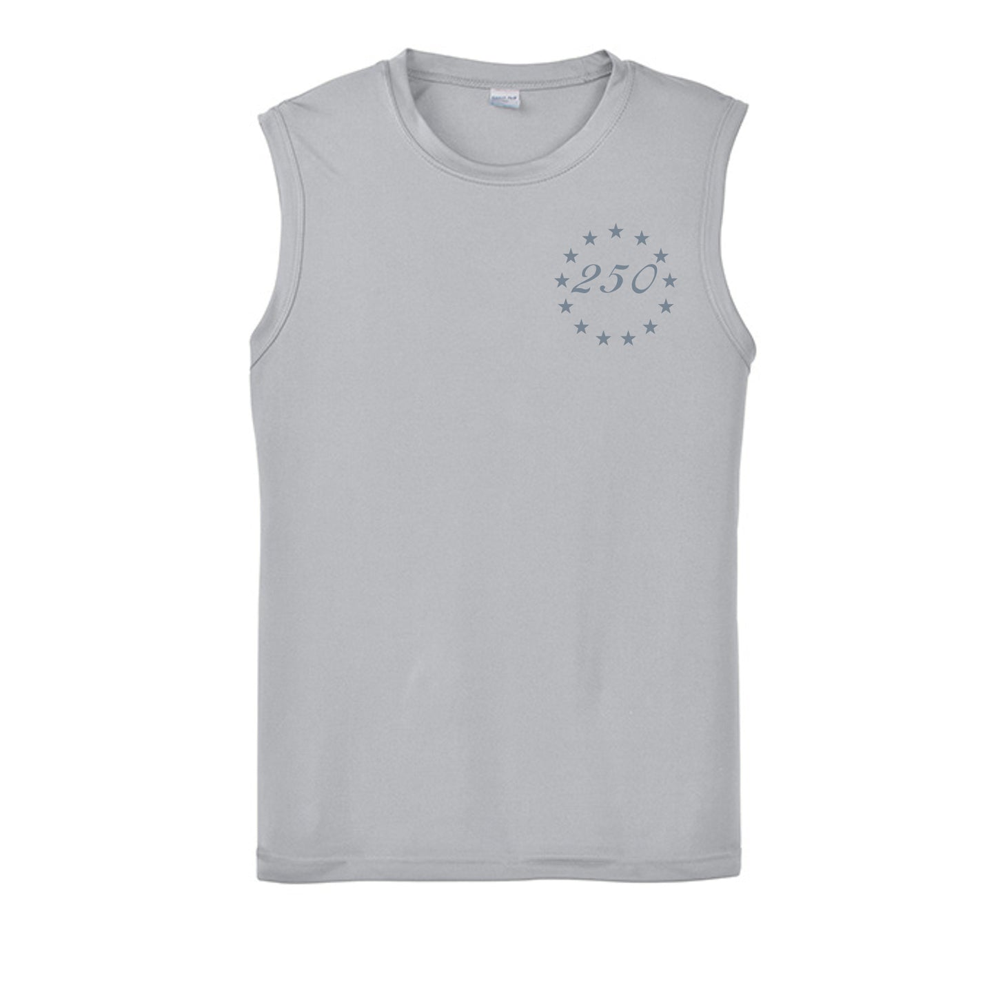 Freedom & Liberty America 250 Tank Top | Patriotic USA Heritage Tank Silver {{ product_type }Anvil and Anthem }
