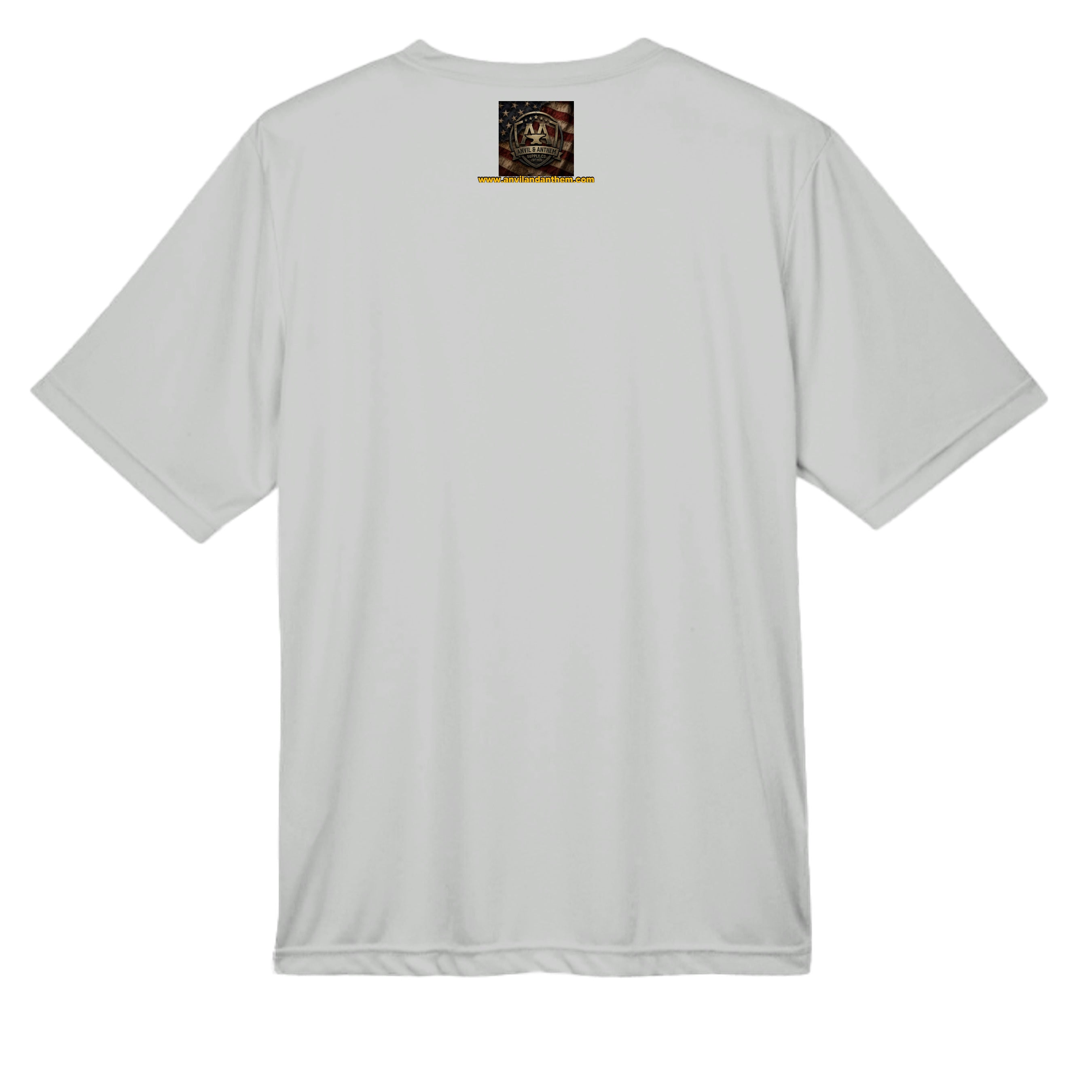 Stars & Stripes American Eagle Performance Wicking Tee | Patriotic USA Athletic Shirt (Est. 1776) Anvil and Anthem }