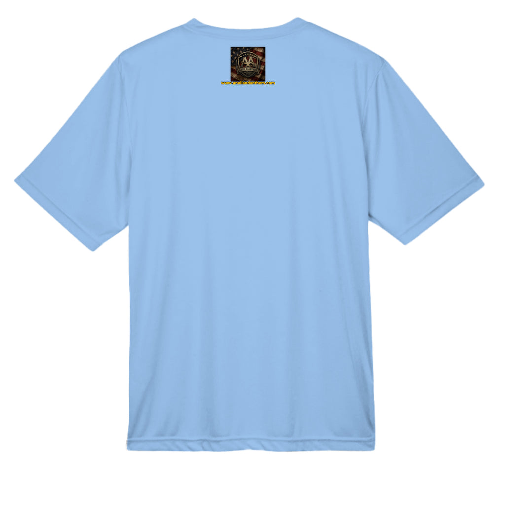 Stars & Stripes American Eagle Performance Wicking Tee | Patriotic USA Athletic Shirt (Est. 1776) Anvil and Anthem }