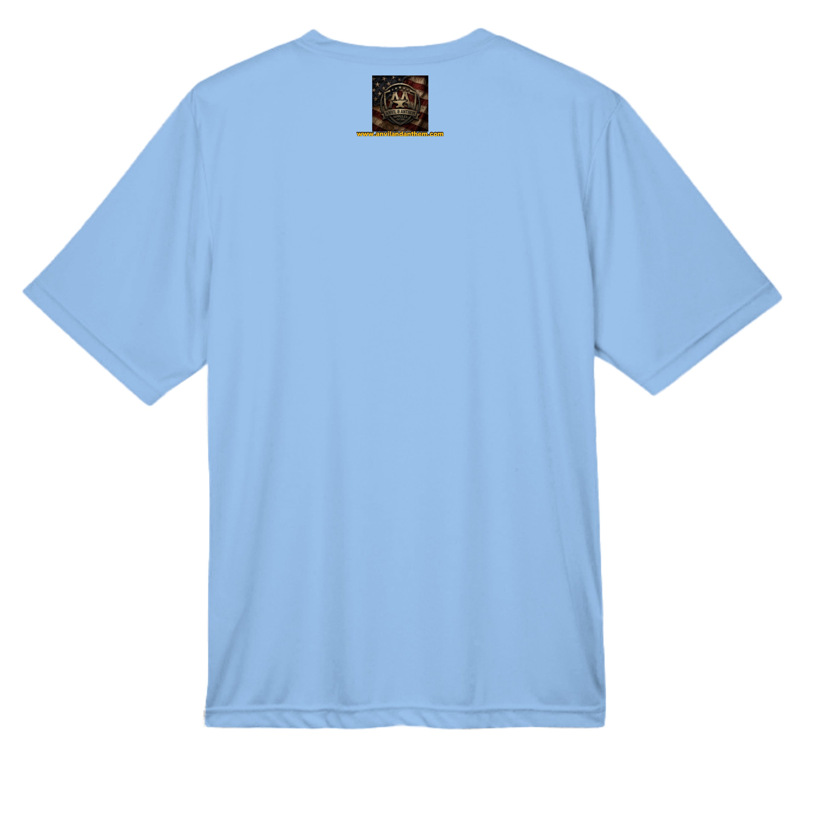 Stars & Stripes American Eagle Performance Wicking Tee | Patriotic USA Athletic Shirt (Est. 1776) Anvil and Anthem }