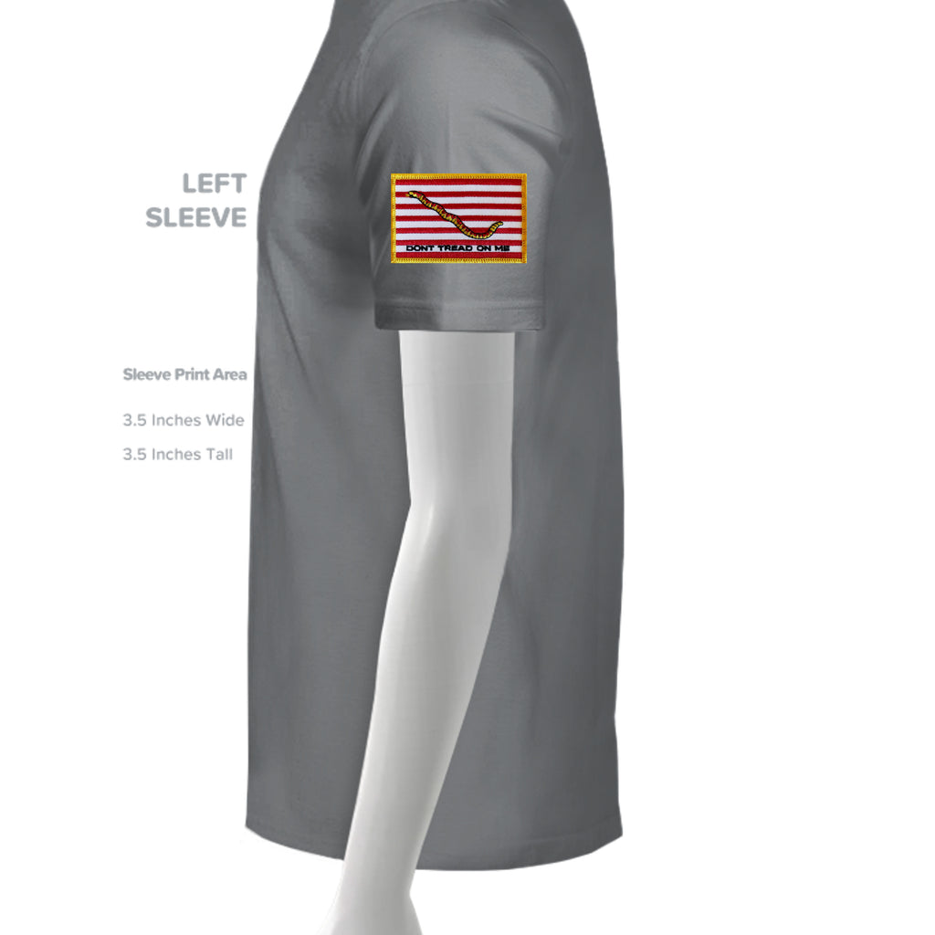 Stars & Stripes American Eagle Performance Wicking Tee | Patriotic USA Athletic Shirt (Est. 1776) Anvil and Anthem }