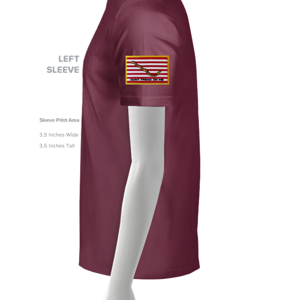 Stars & Stripes American Eagle Performance Wicking Tee | Patriotic USA Athletic Shirt (Est. 1776) Anvil and Anthem }