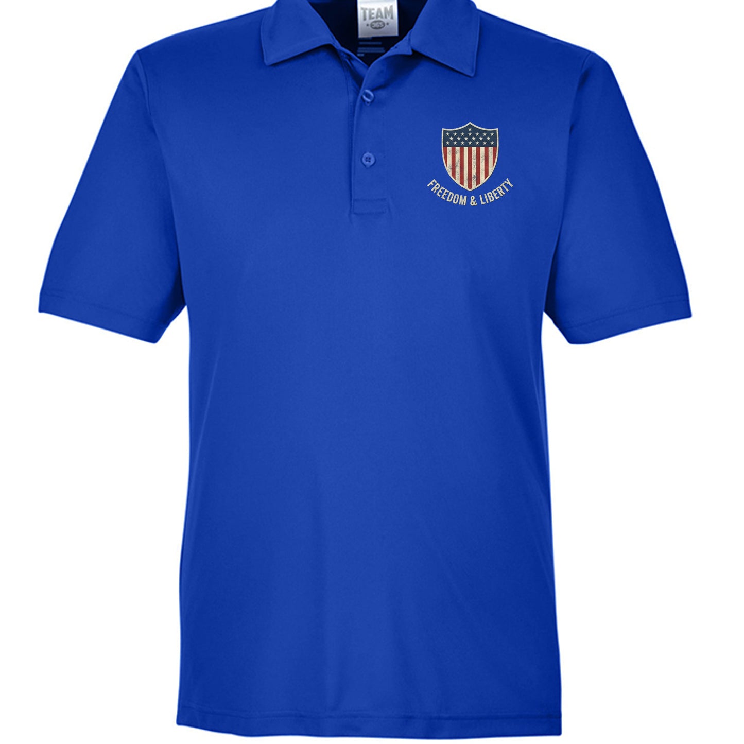 Freedom & Liberty American Heritage Polo | Patriotic USA Performance Golf Shirt – 250 Years & Counting SPORT ROYAL {{ product_type }Anvil and Anthem }
