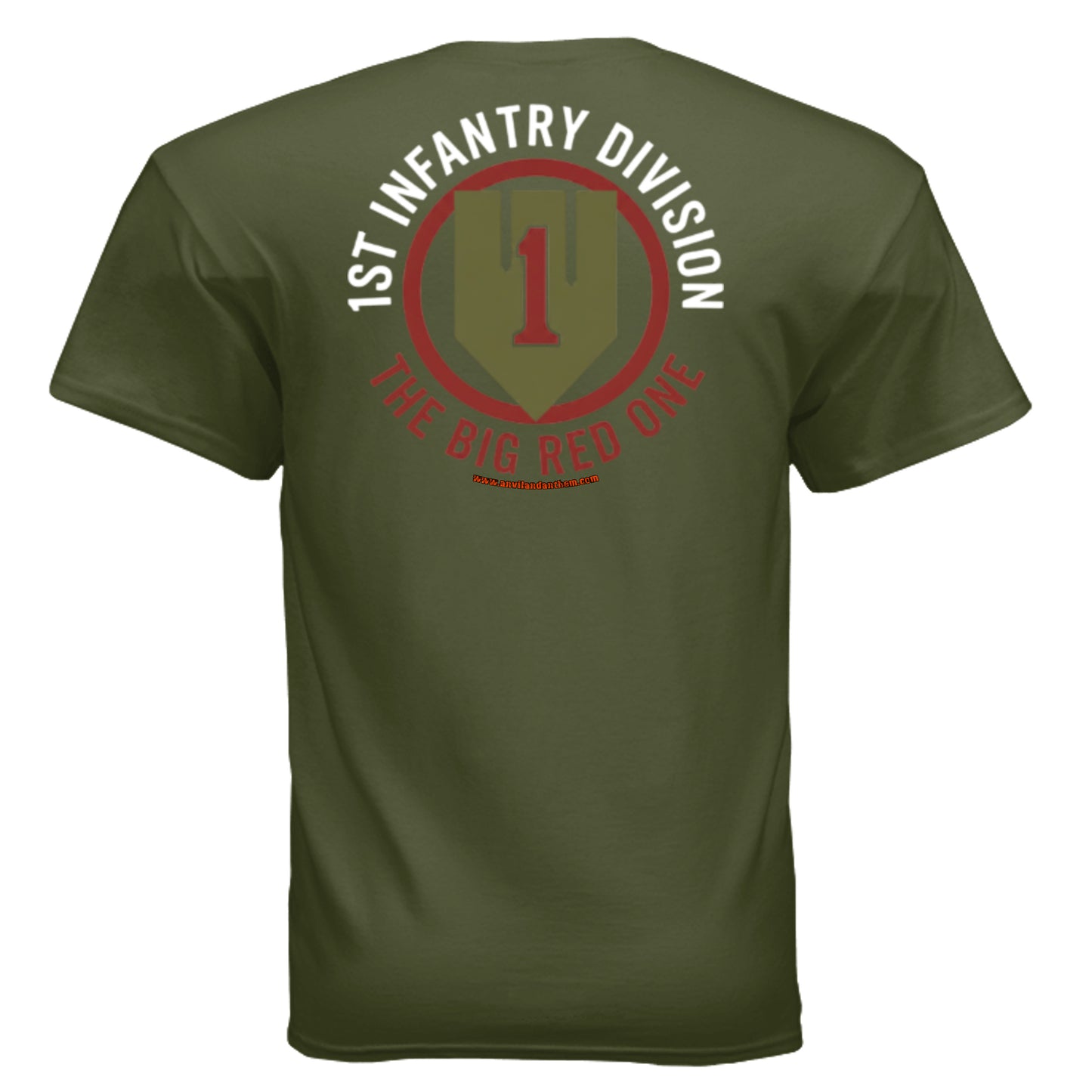 Big Red One Tee – 1st Infantry Division “Big Red One” Army Pride Shirt {{ product_type }Anvil and Anthem }