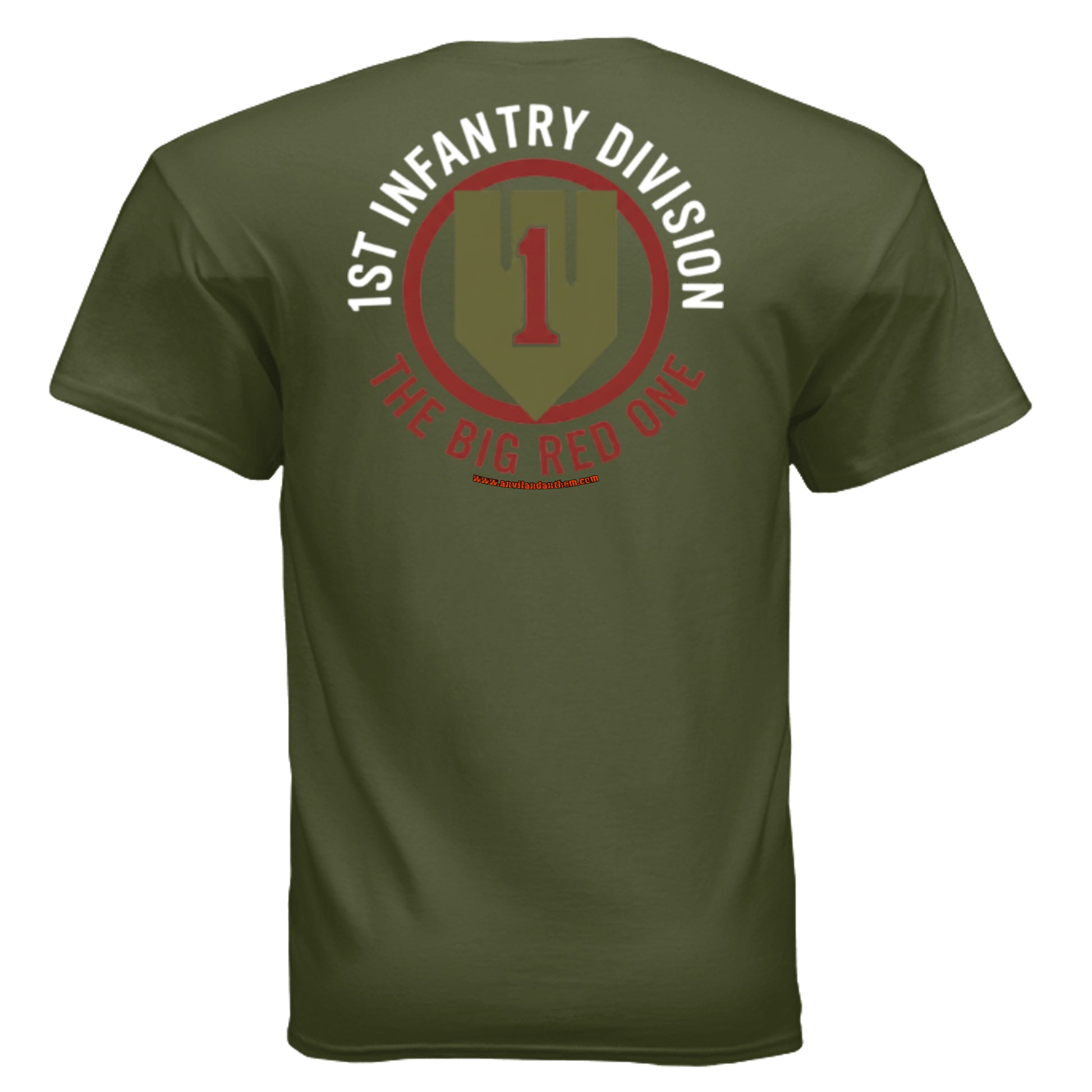 Big Red One Tee – 1st Infantry Division “Big Red One” Army Pride Shirt {{ product_type }Anvil and Anthem }
