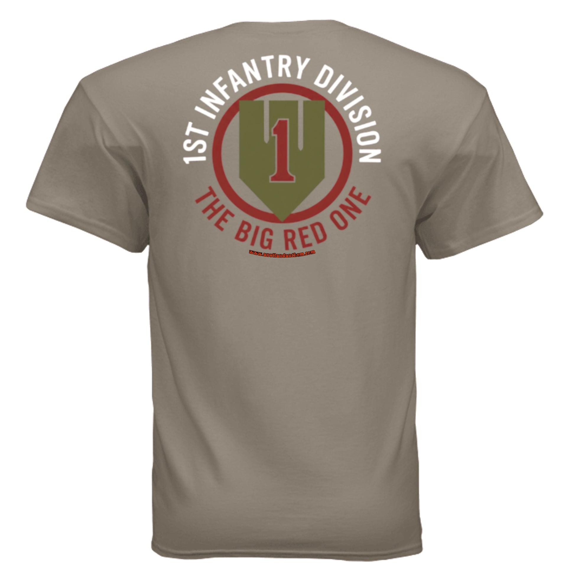 Big Red One Tee – 1st Infantry Division “Big Red One” Army Pride Shirt {{ product_type }Anvil and Anthem }