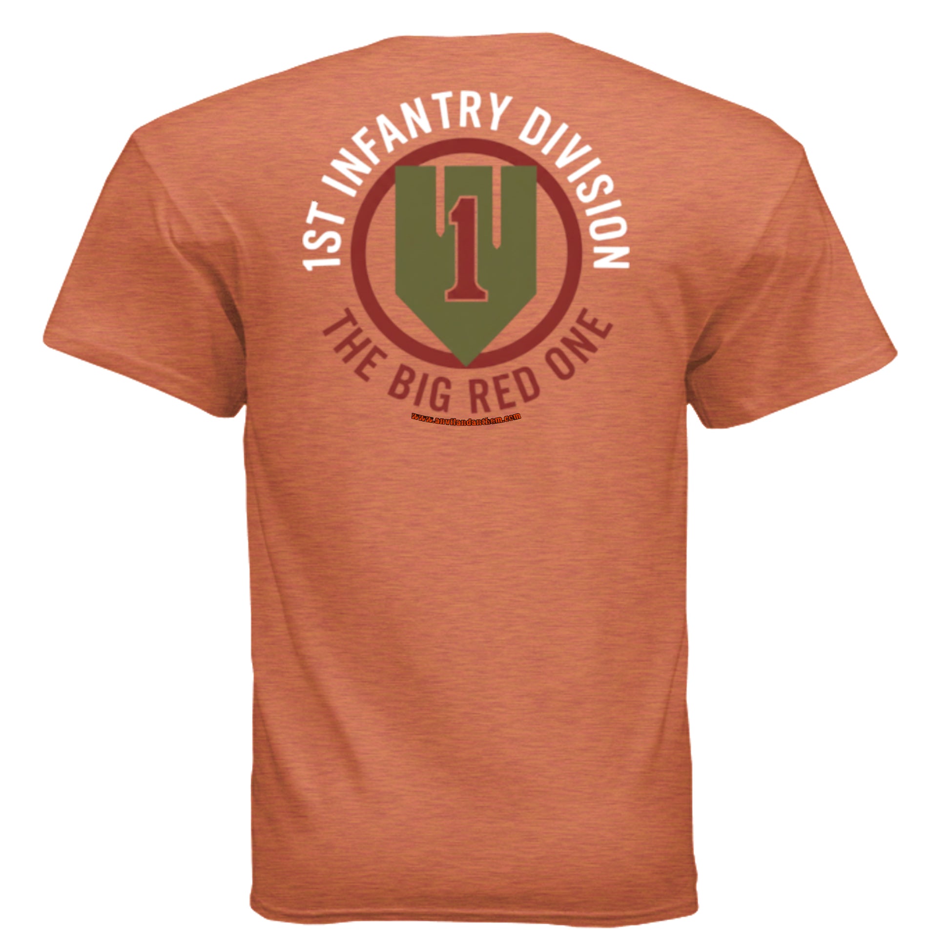 Big Red One Tee – 1st Infantry Division “Big Red One” Army Pride Shirt {{ product_type }Anvil and Anthem }