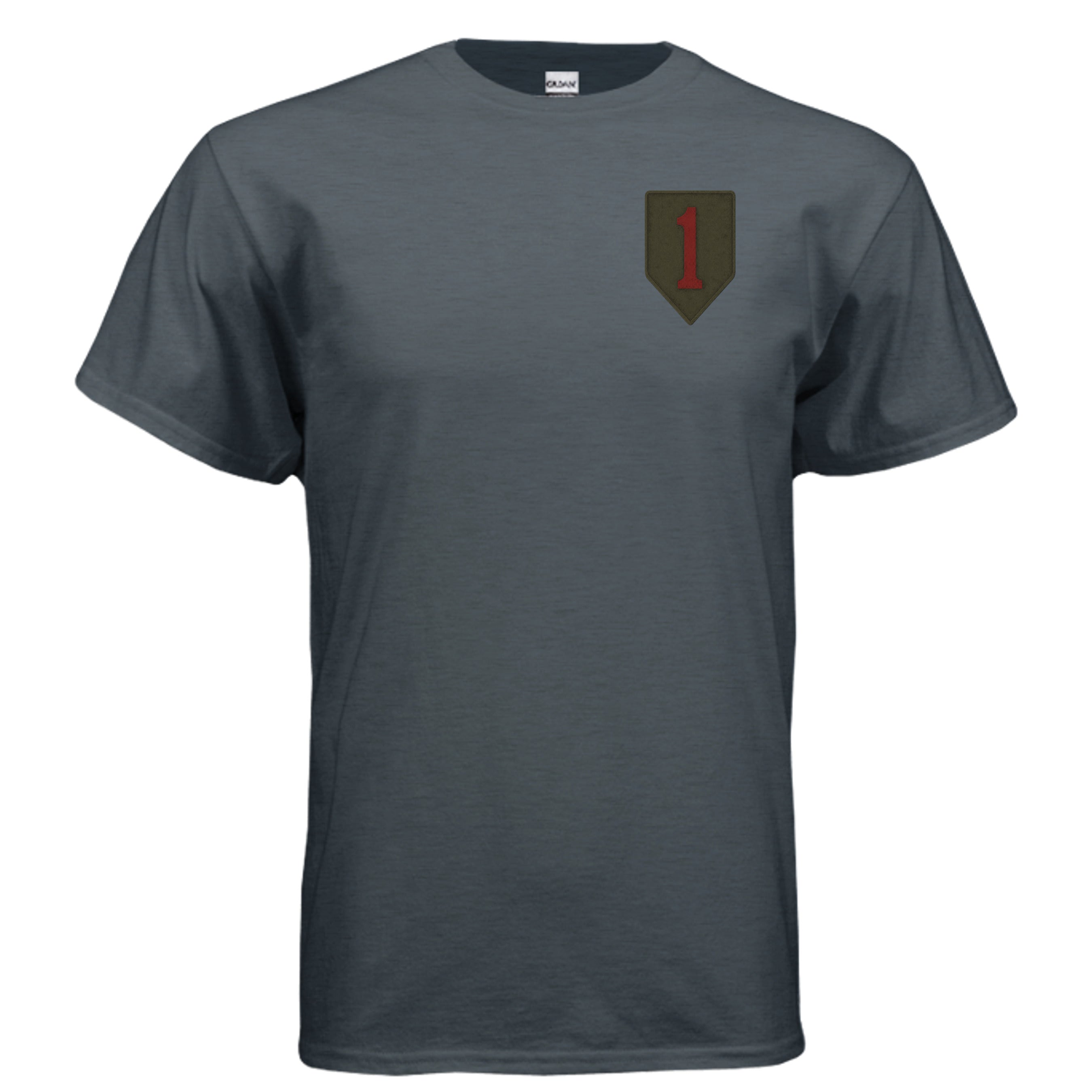 Big Red One Tee – 1st Infantry Division “Big Red One” Army Pride Shirt Anvil and Anthem }