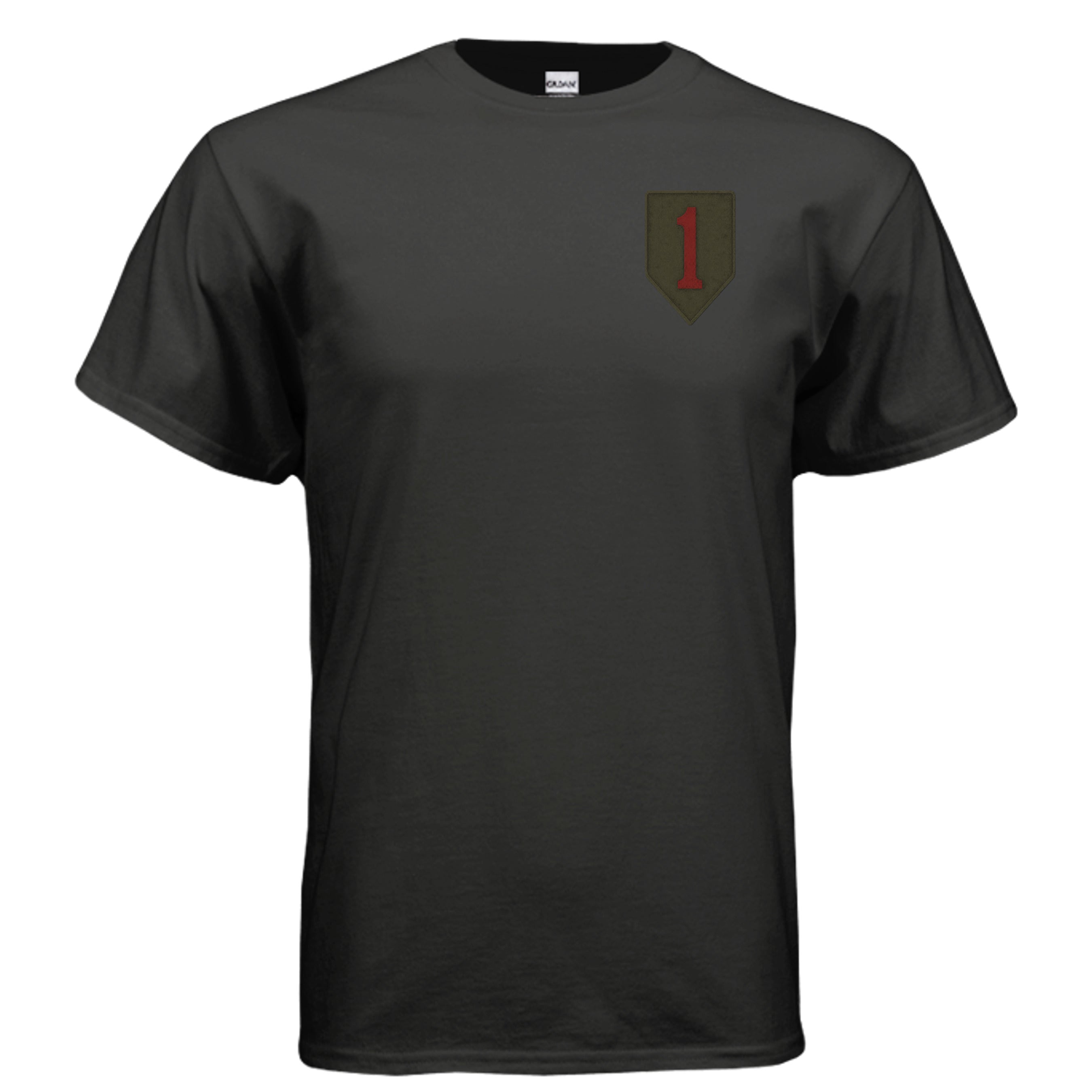 Big Red One Tee – 1st Infantry Division “Big Red One” Army Pride Shirt Anvil and Anthem }