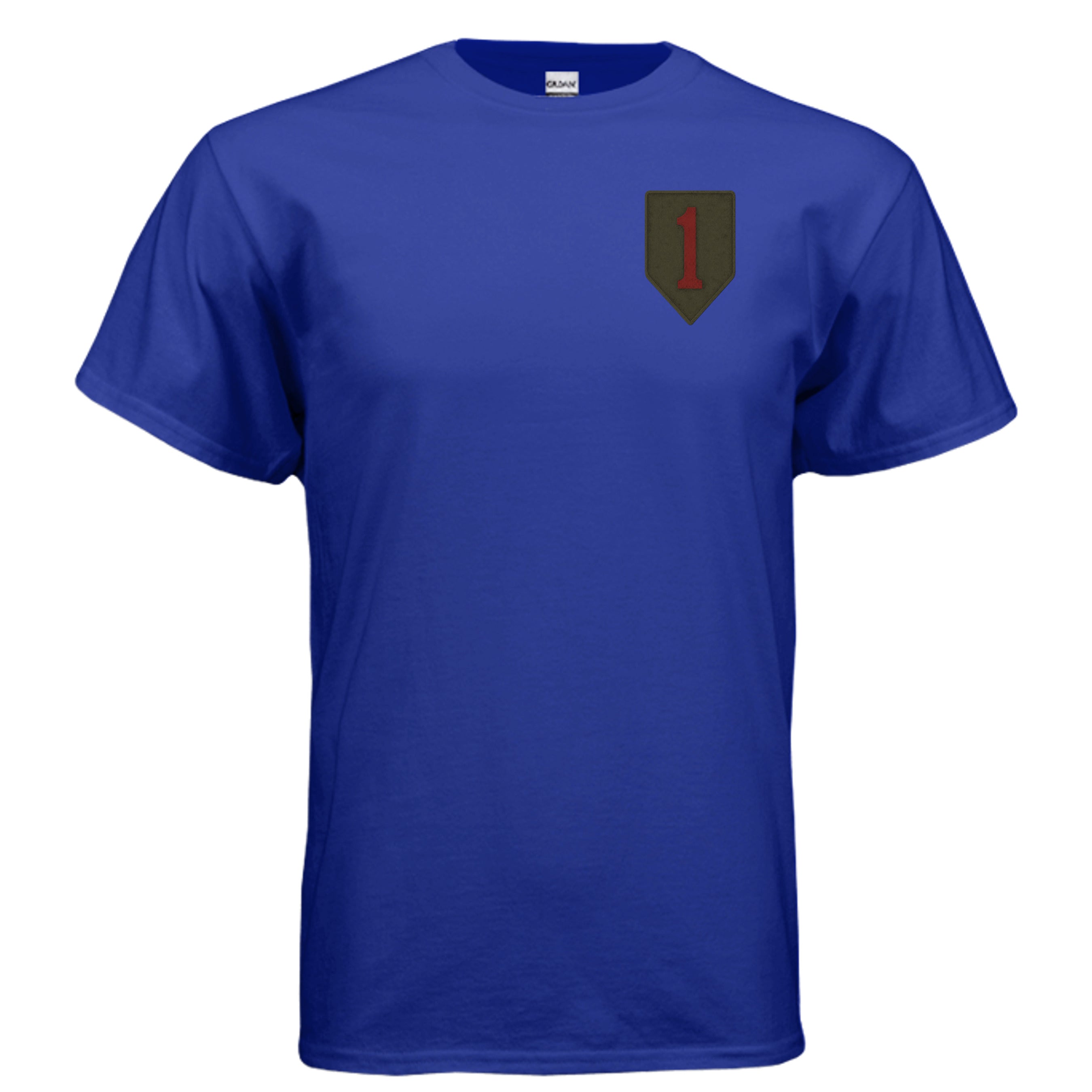Big Red One Tee – 1st Infantry Division “Big Red One” Army Pride Shirt Anvil and Anthem }