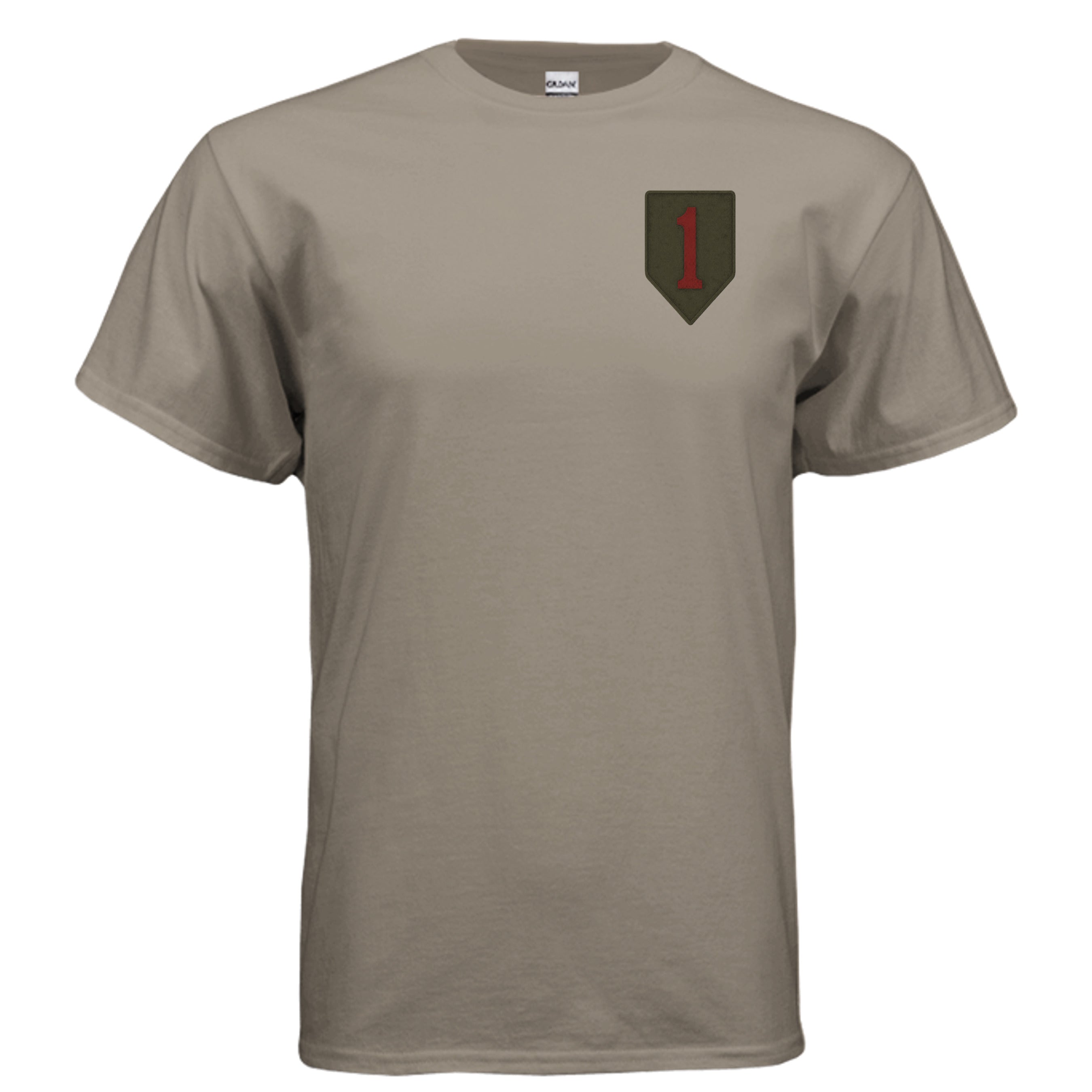 Big Red One Tee – 1st Infantry Division “Big Red One” Army Pride Shirt Anvil and Anthem }