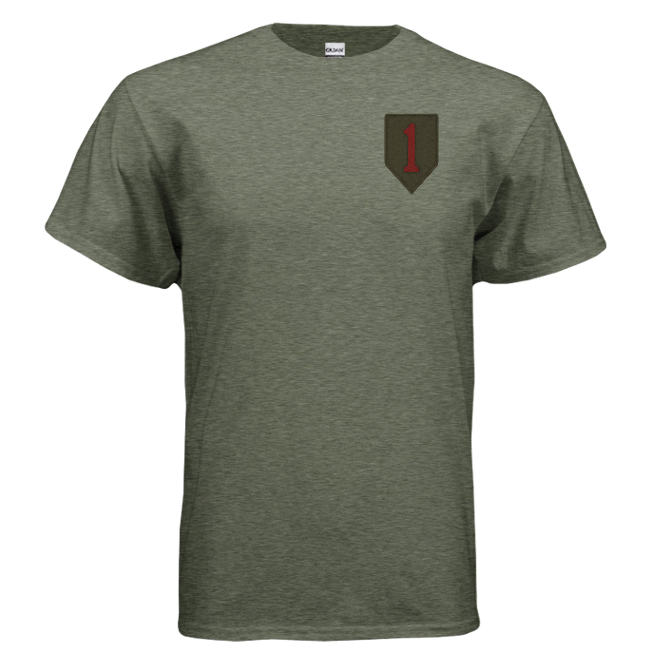 Big Red One Tee – 1st Infantry Division “Big Red One” Army Pride Shirt Anvil and Anthem }