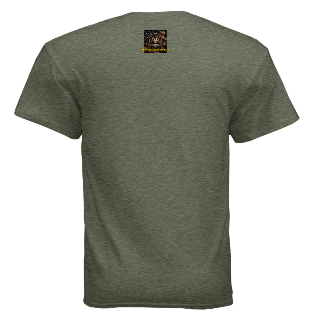 Liberty 1776 American Heritage Tee | Statue of Liberty Torch Patriotic USA Shirt Anvil and Anthem }