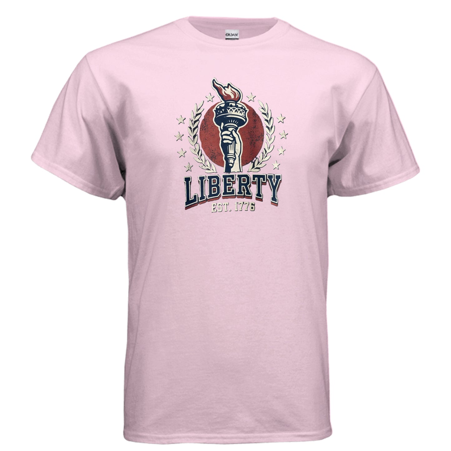 Liberty 1776 American Heritage Tee | Statue of Liberty Torch Patriotic USA Shirt {{ product_type }Anvil and Anthem }