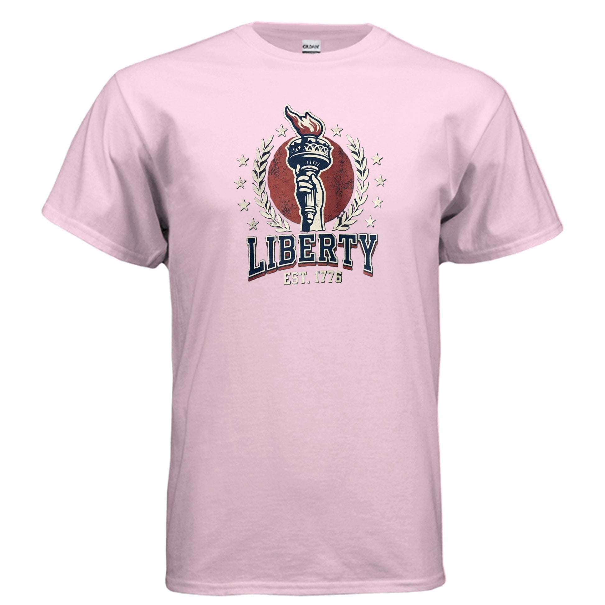 Liberty 1776 American Heritage Tee | Statue of Liberty Torch Patriotic USA Shirt {{ product_type }Anvil and Anthem }