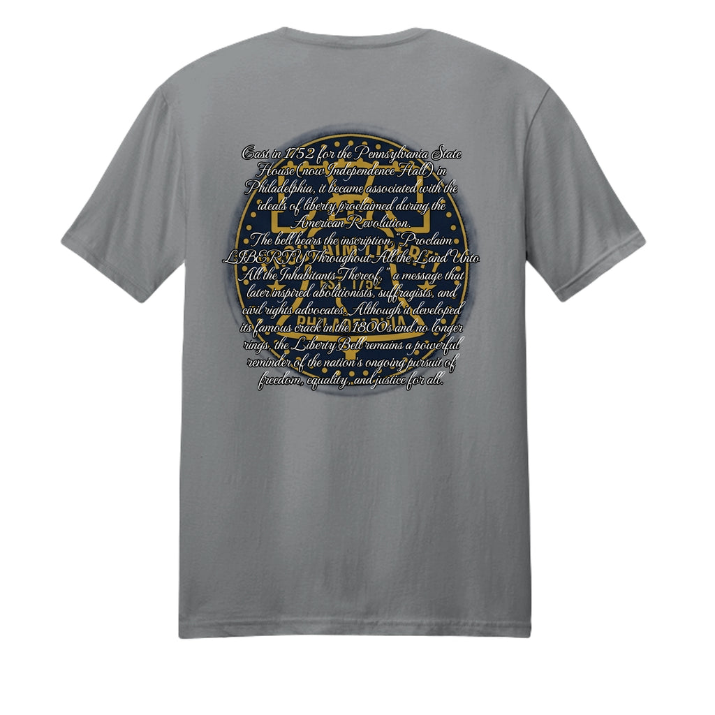 Liberty Bell Heritage Story Tee | Proclaim Liberty Patriotic American History Shirt Anvil and Anthem }