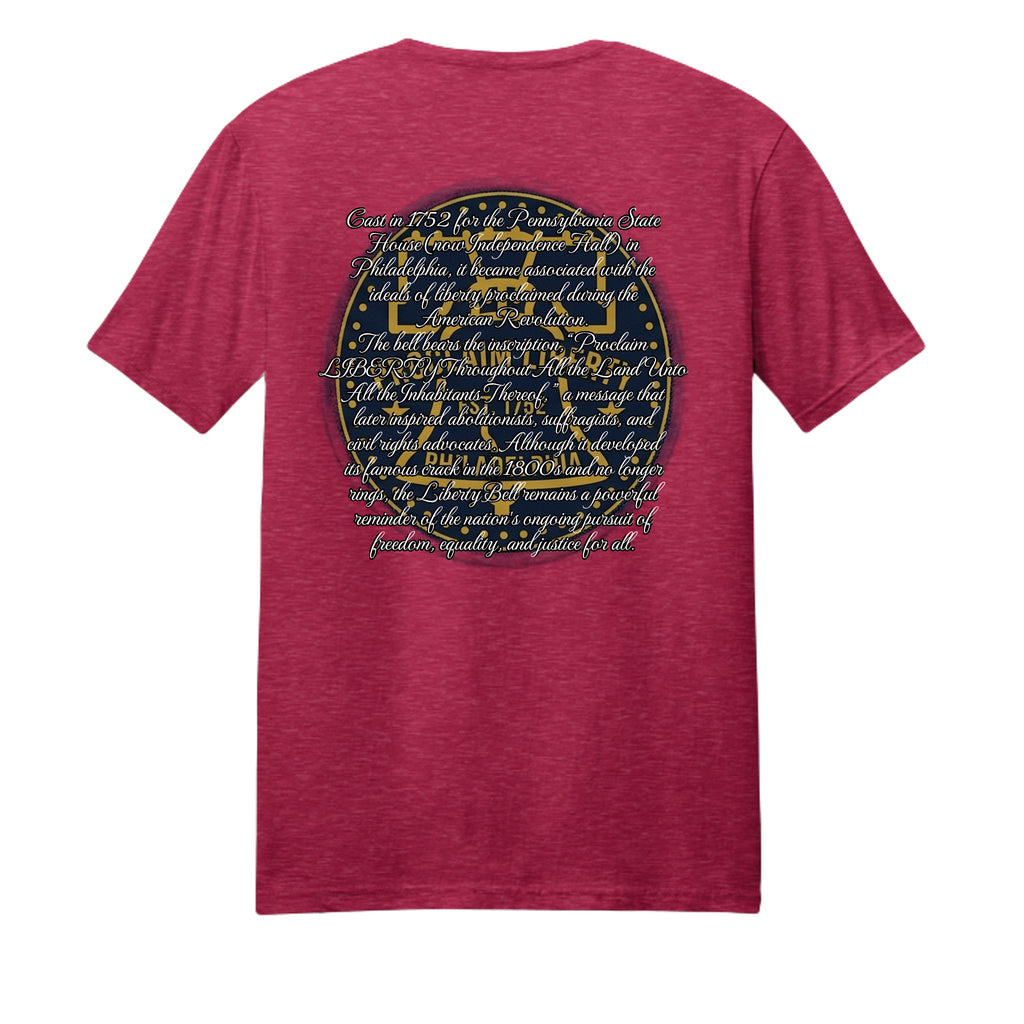 Liberty Bell Heritage Story Tee | Proclaim Liberty Patriotic American History Shirt Anvil and Anthem }