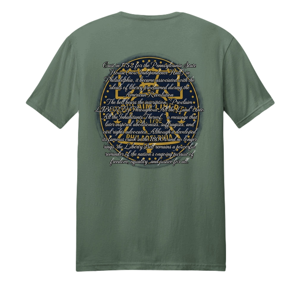 Liberty Bell Heritage Story Tee | Proclaim Liberty Patriotic American History Shirt Anvil and Anthem }