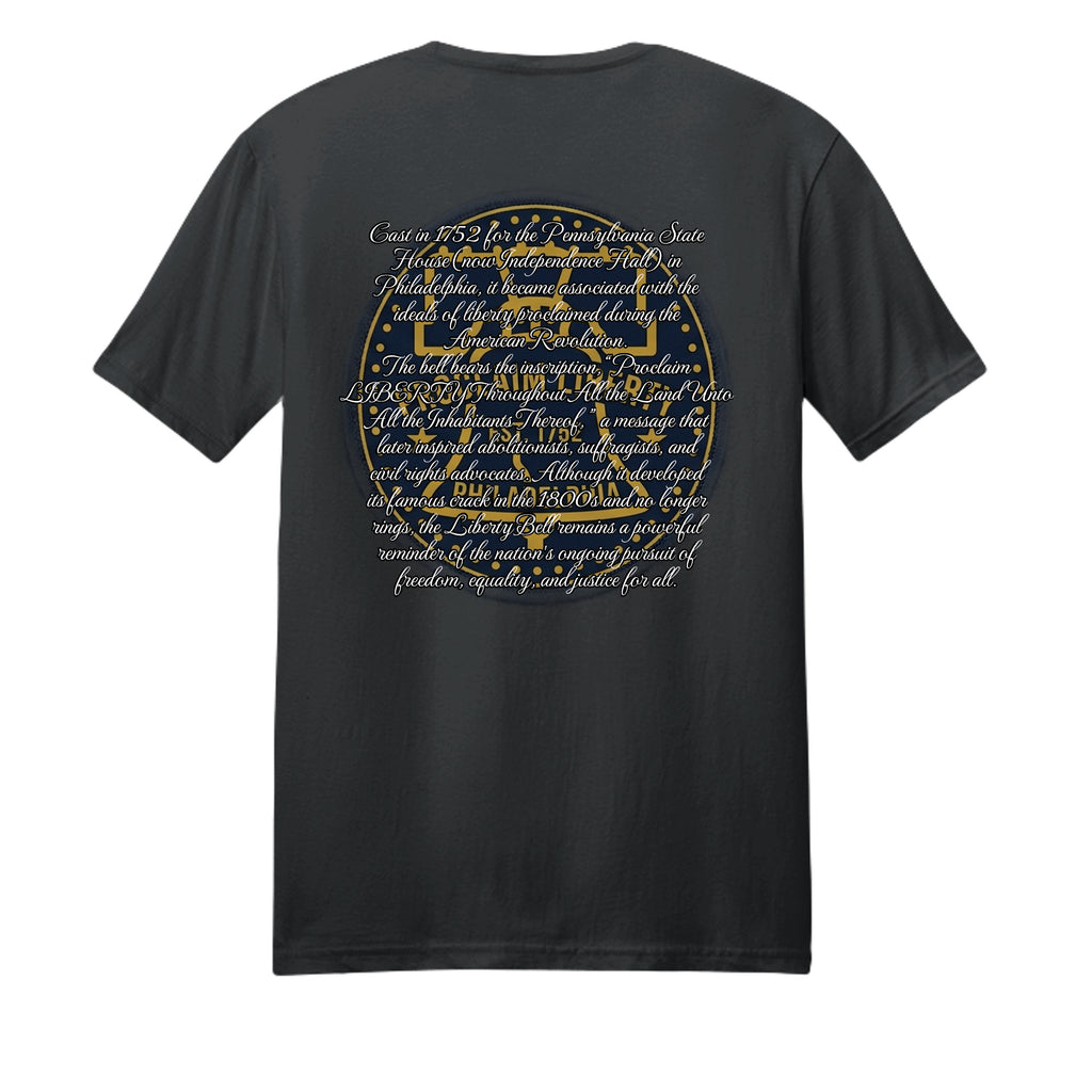 Liberty Bell Heritage Story Tee | Proclaim Liberty Patriotic American History Shirt Anvil and Anthem }